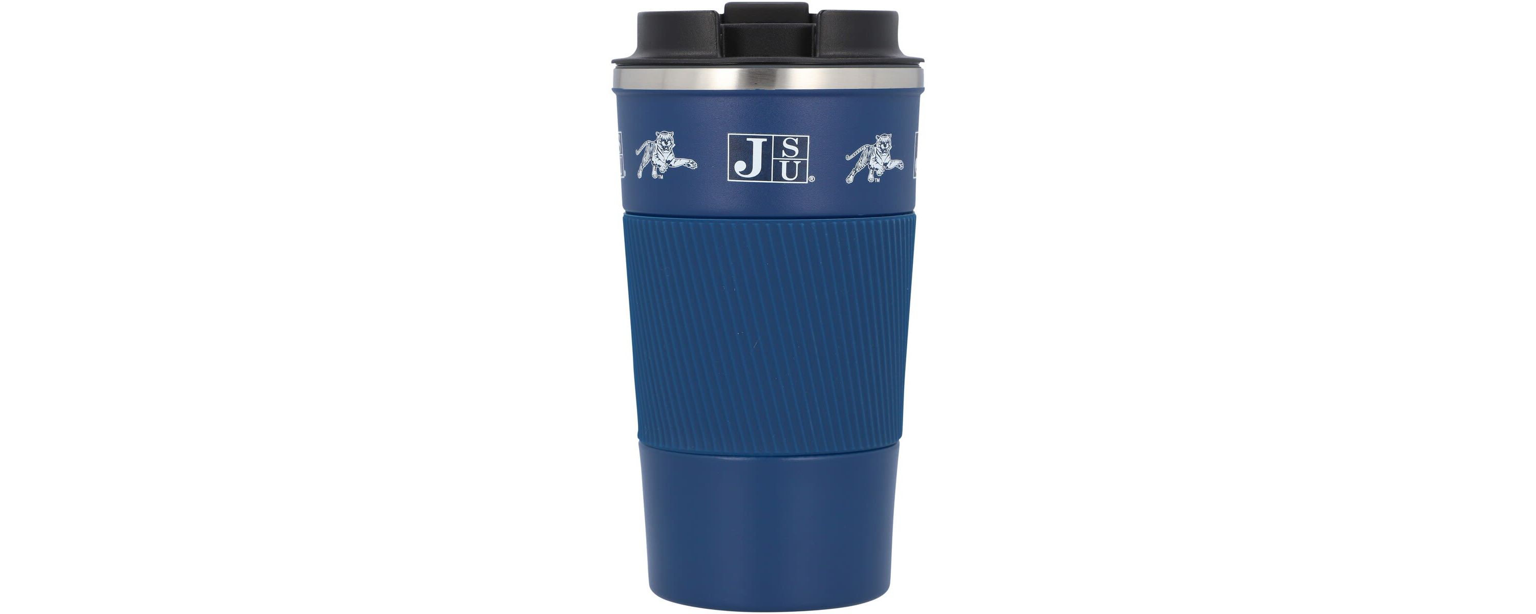 NCAA Jackson State Tigers 18oz Coffee Tumbler with Silicone Grip