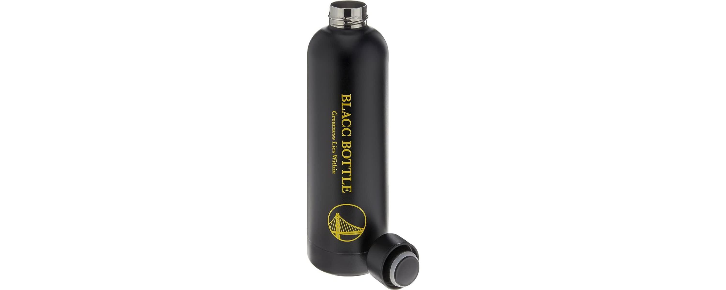 NBA Blacc Bottle Golden State Warriors 25oz. Stainless Water Bottle