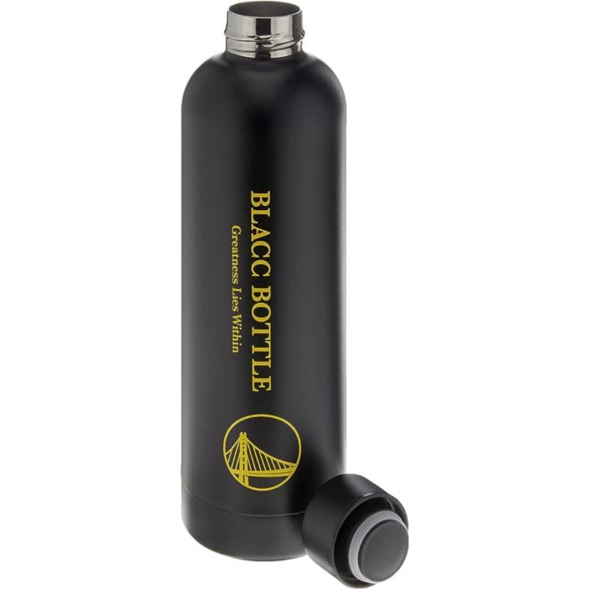 NBA Blacc Bottle Golden State Warriors 25oz. Stainless Water Bottle
