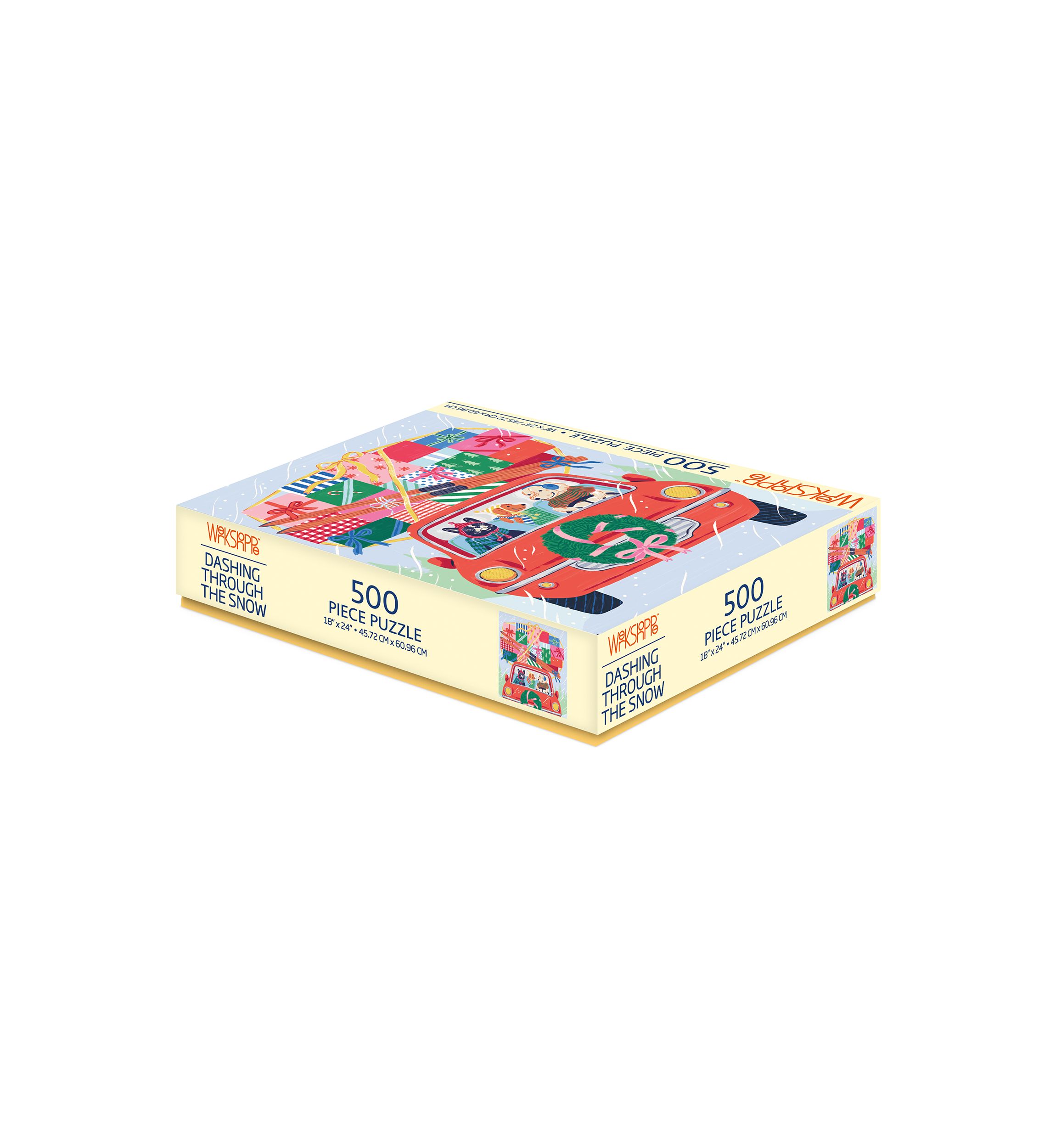 Dashing Throught the Snow 500 Piece Puzzle