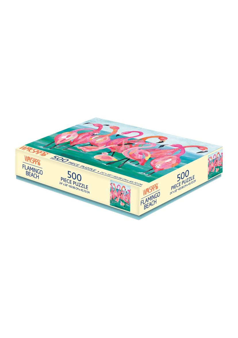 Flamingo Beach 500 Piece Puzzle