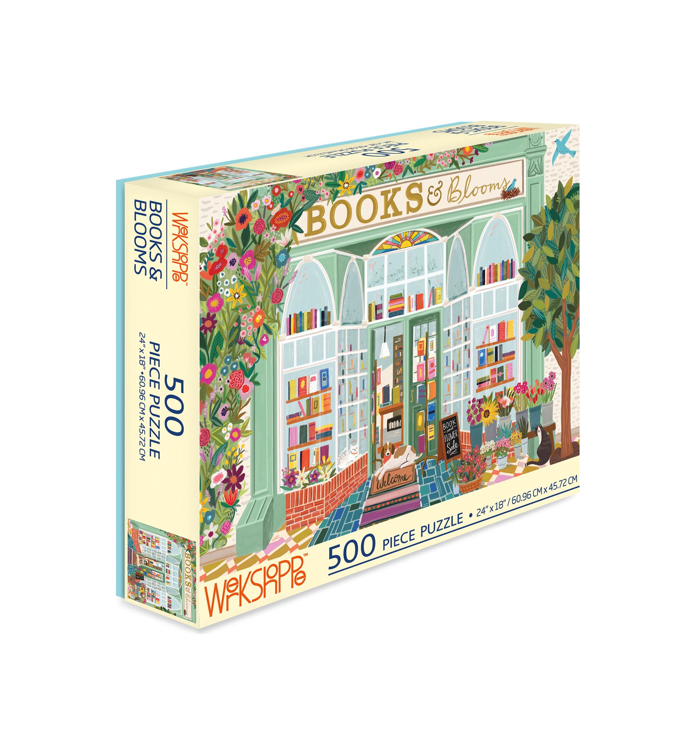 Book Blooms 500 Piece Puzzle