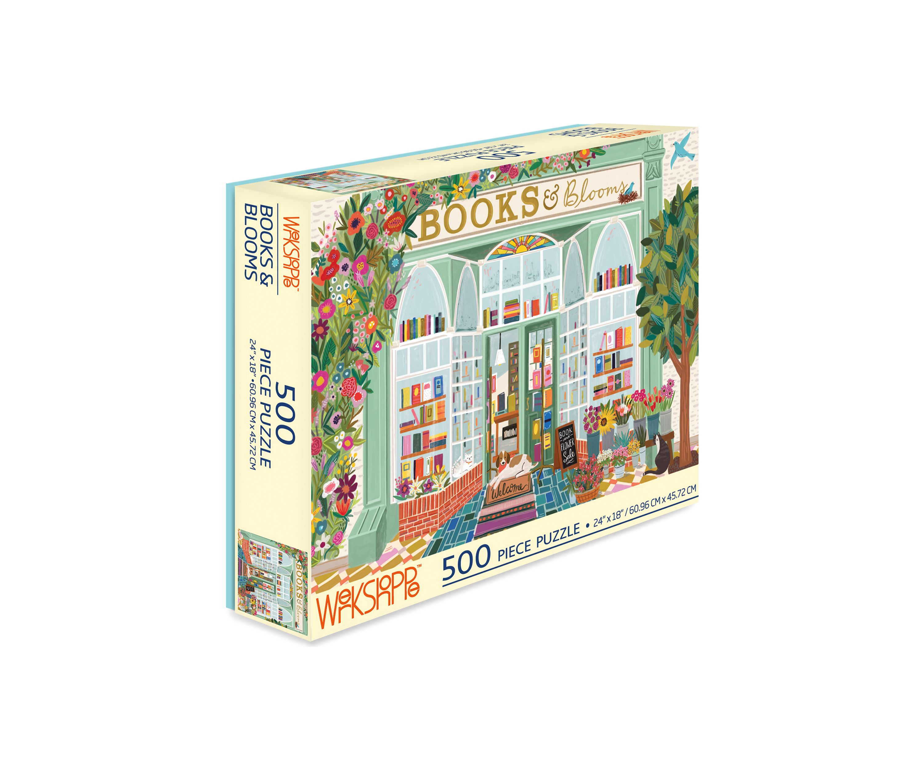 Book Blooms 500 Piece Puzzle
