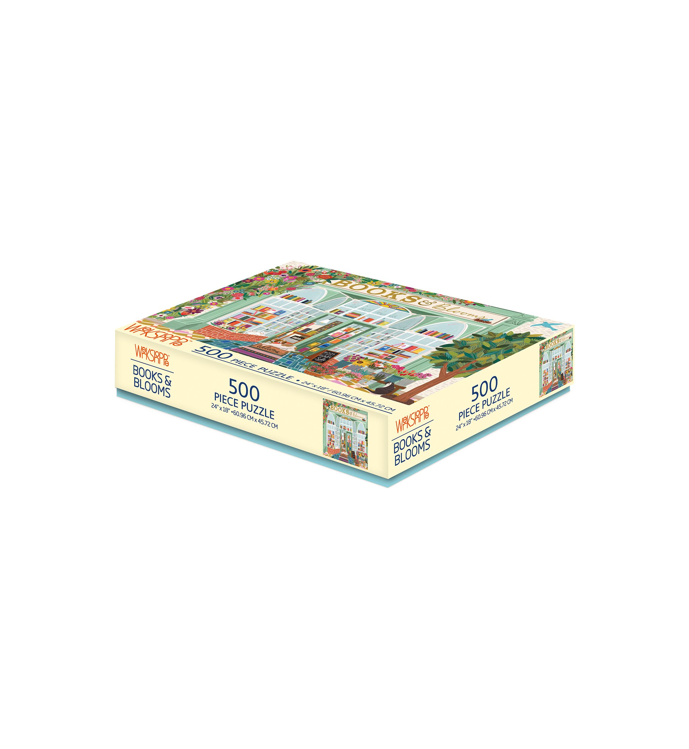 Book Blooms 500 Piece Puzzle