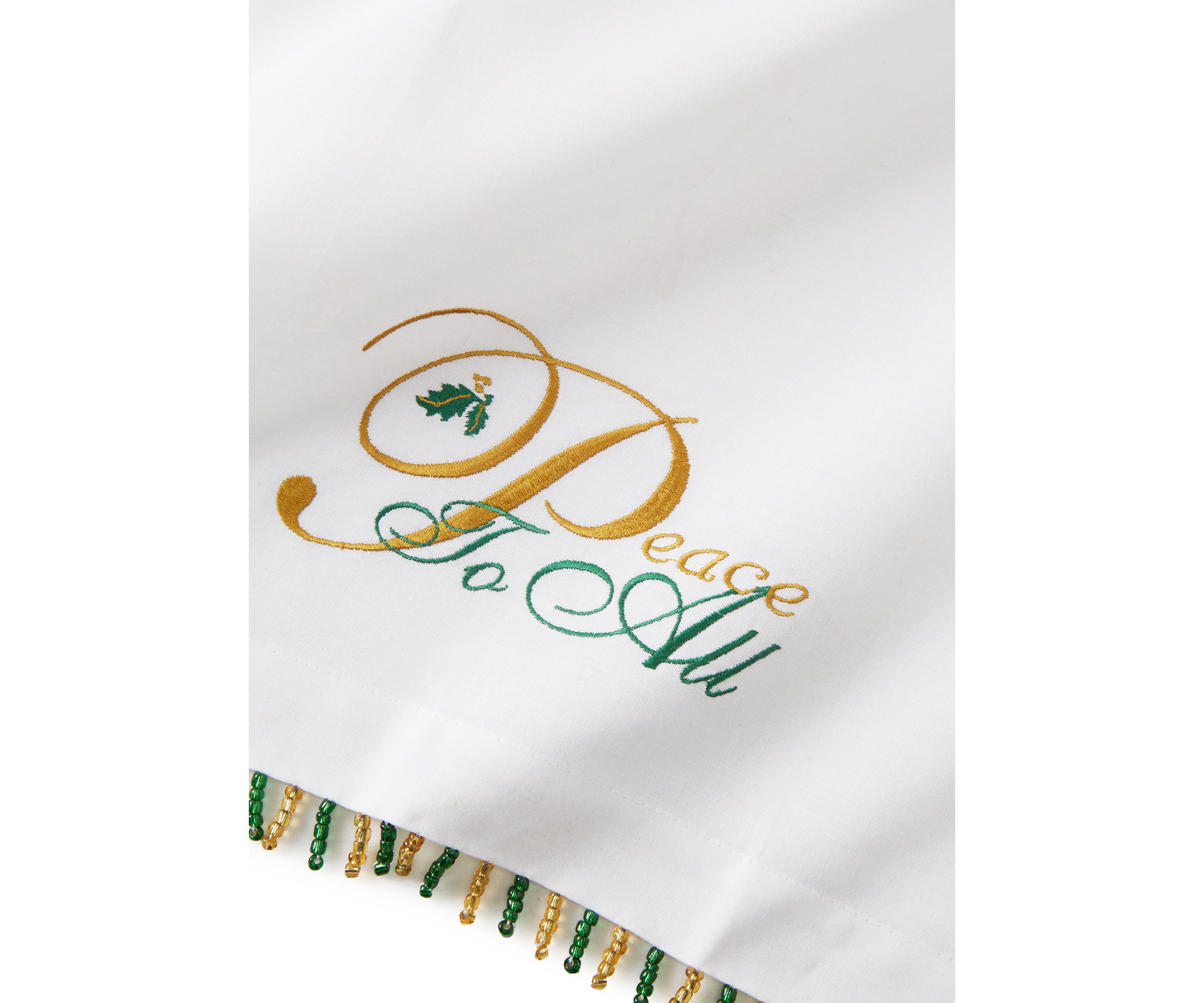 Set of 2 Peace to All/Happy Holidays Kitchen Towels