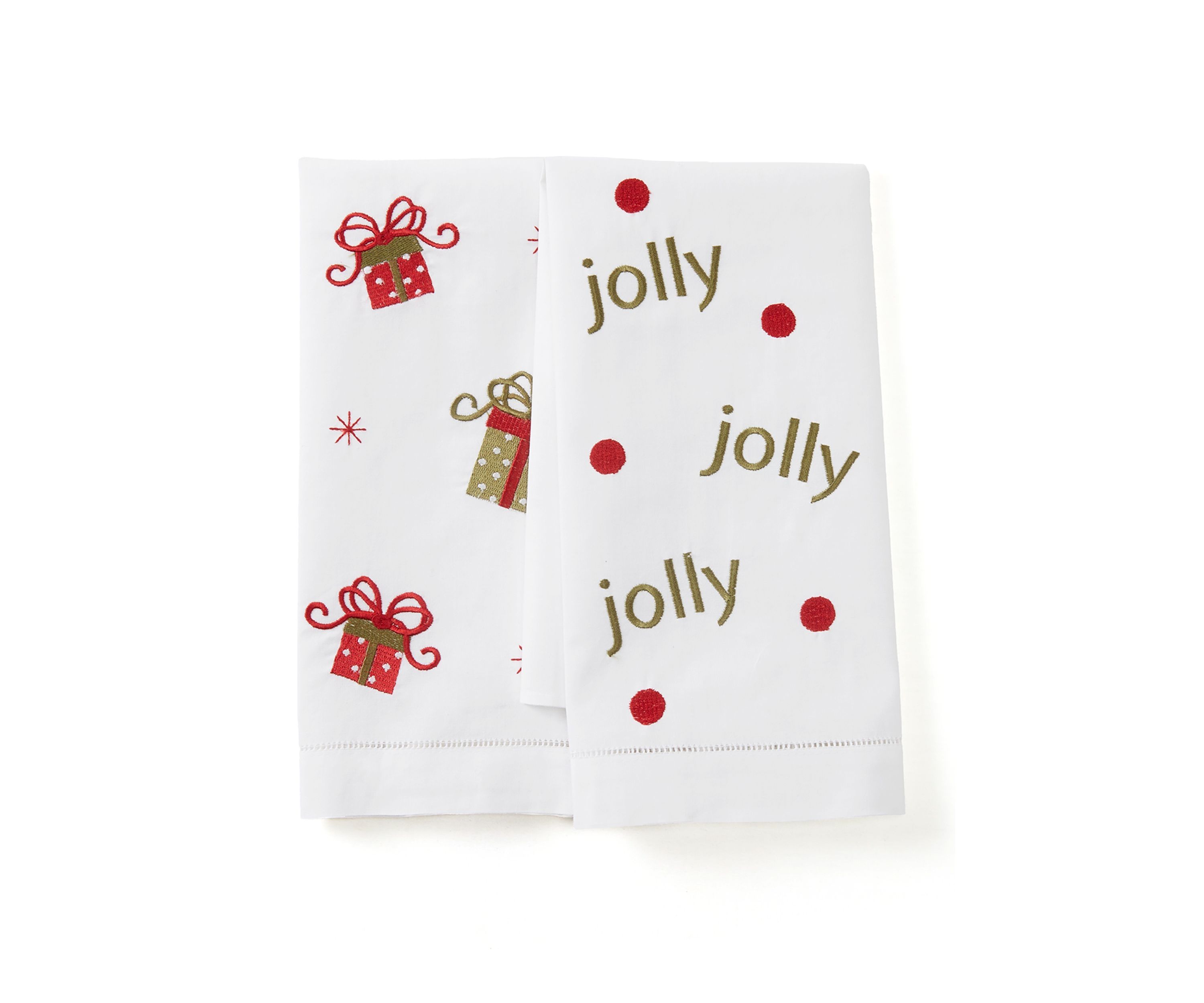 Set of 2 Gift Box/Jolly Towels