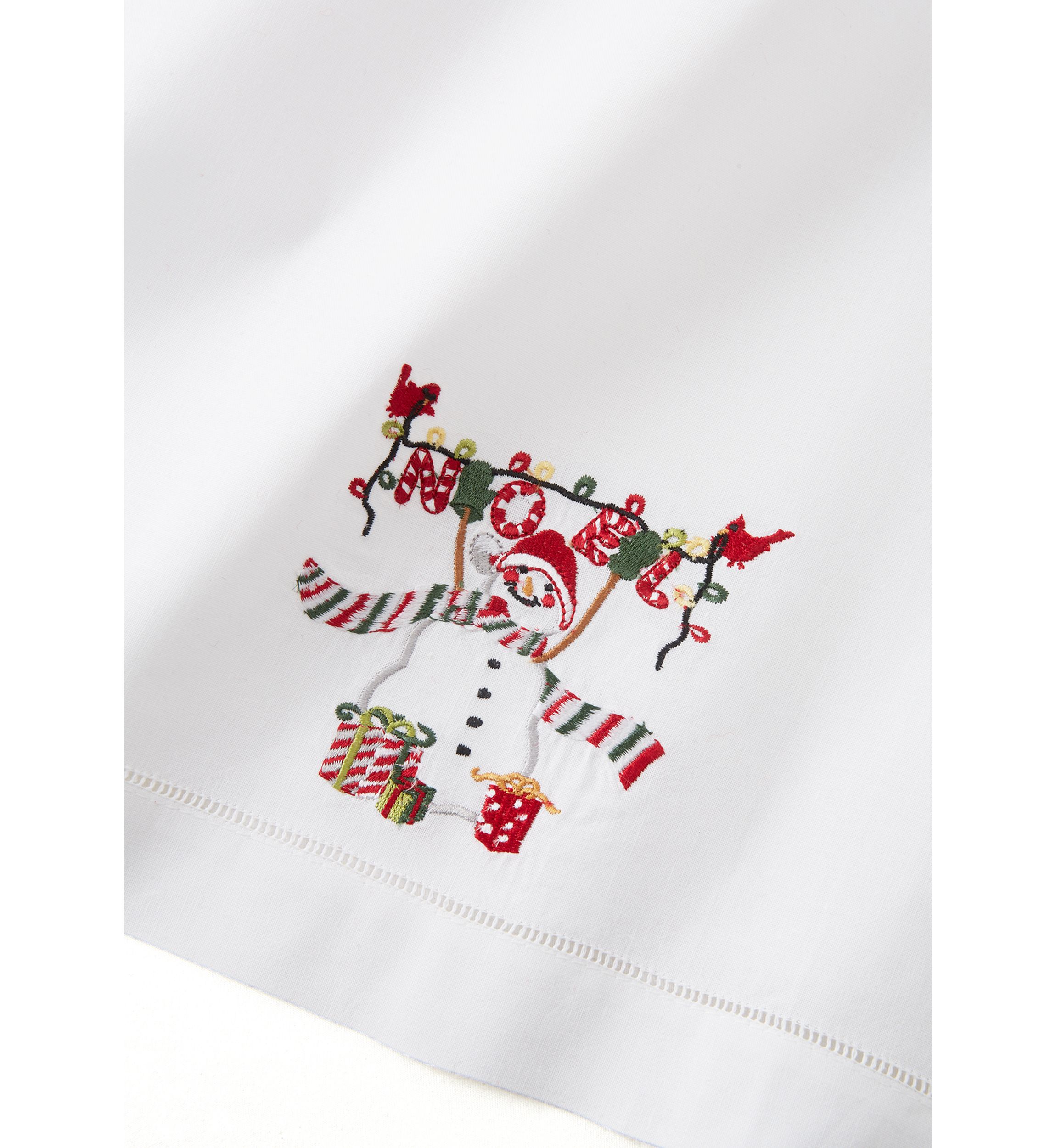 Set of 2 Noel Snowman/Merry Christmas Towels