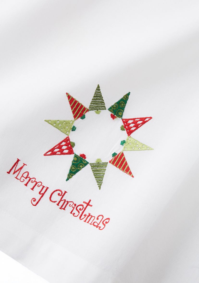 Set of 2 Noel Snowman/Merry Christmas Towels