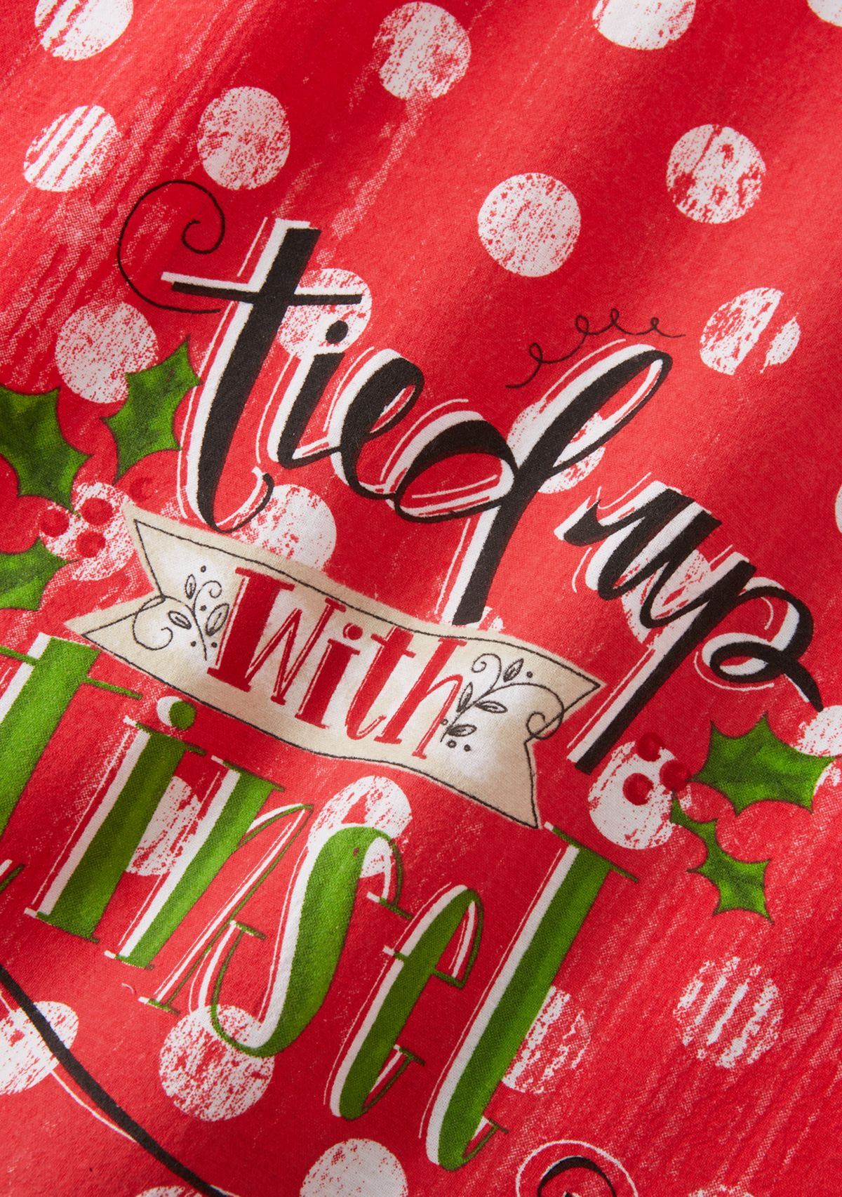 Set of 2 Tinsel in a Tangle Towels