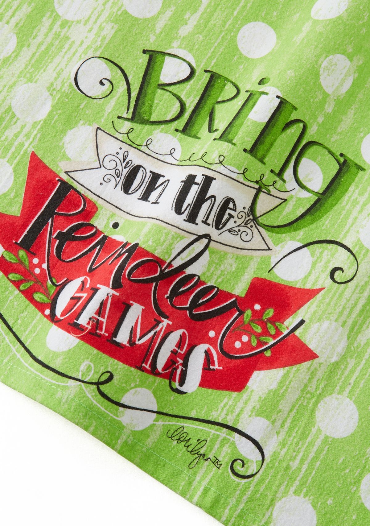 Set of 2 Reindeer Games/Jolly as Heck Towels