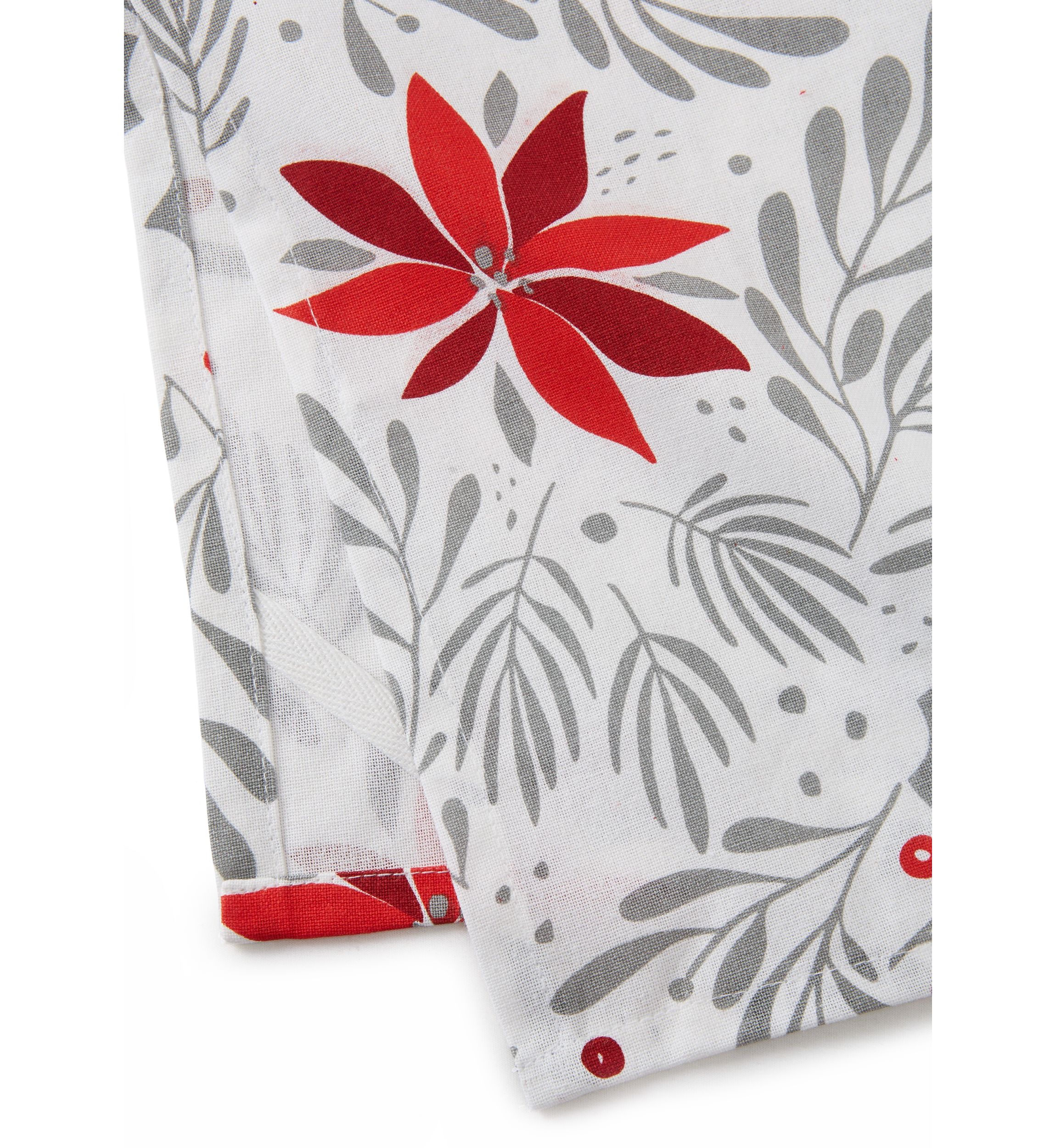 Set of 2 Poinsettia Towels