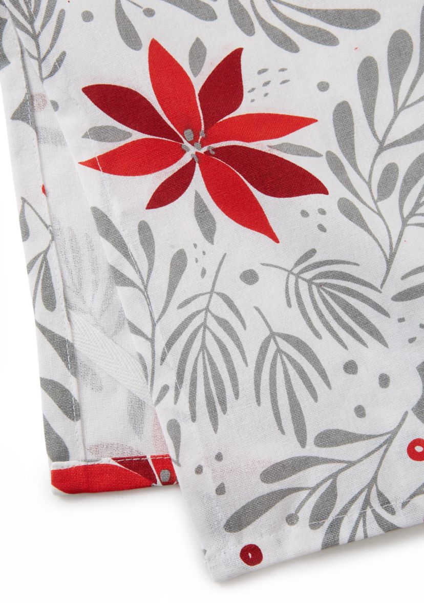 Set of 2 Poinsettia Towels