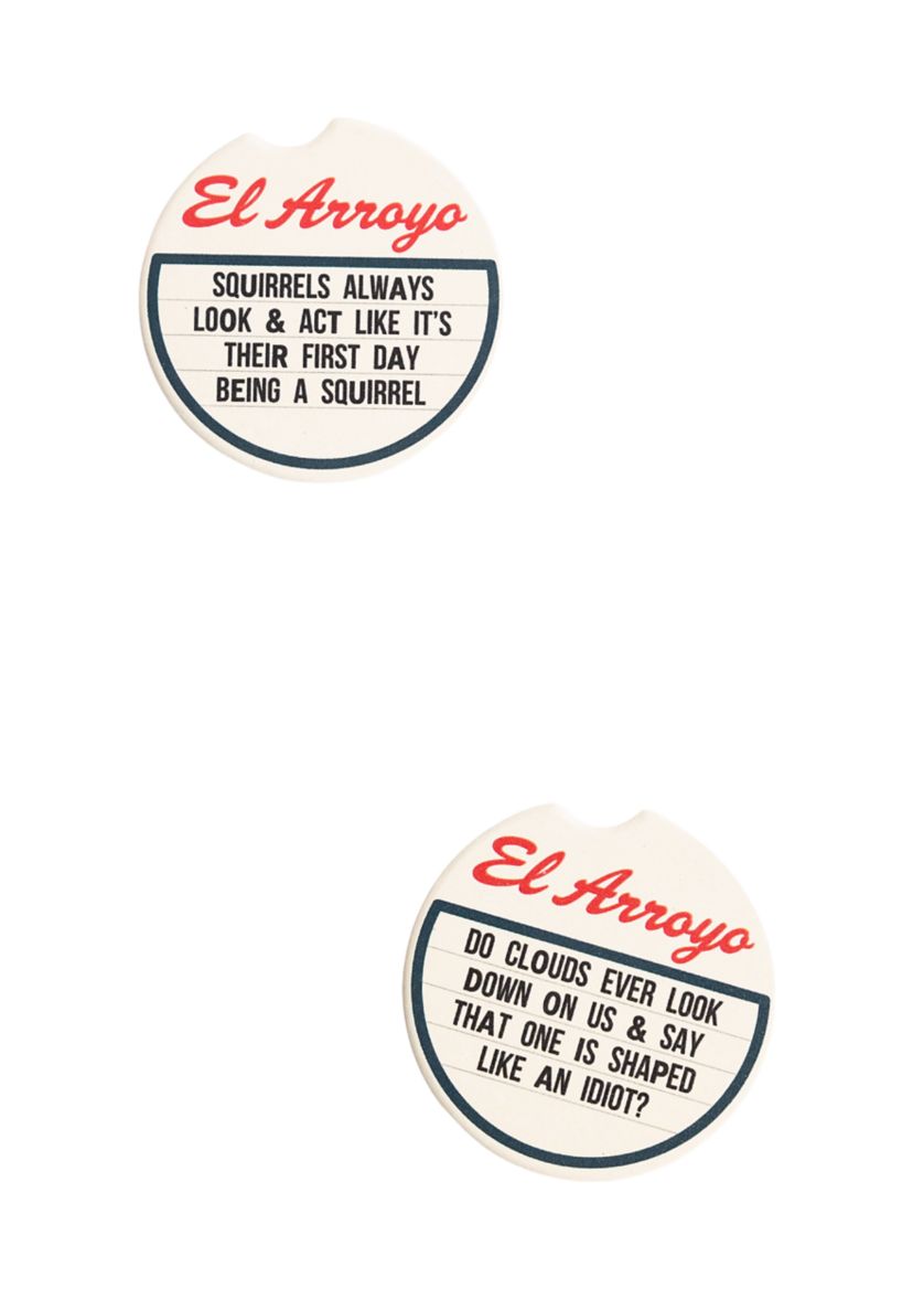 Being a Squirrel Car Coasters - 2 Pack