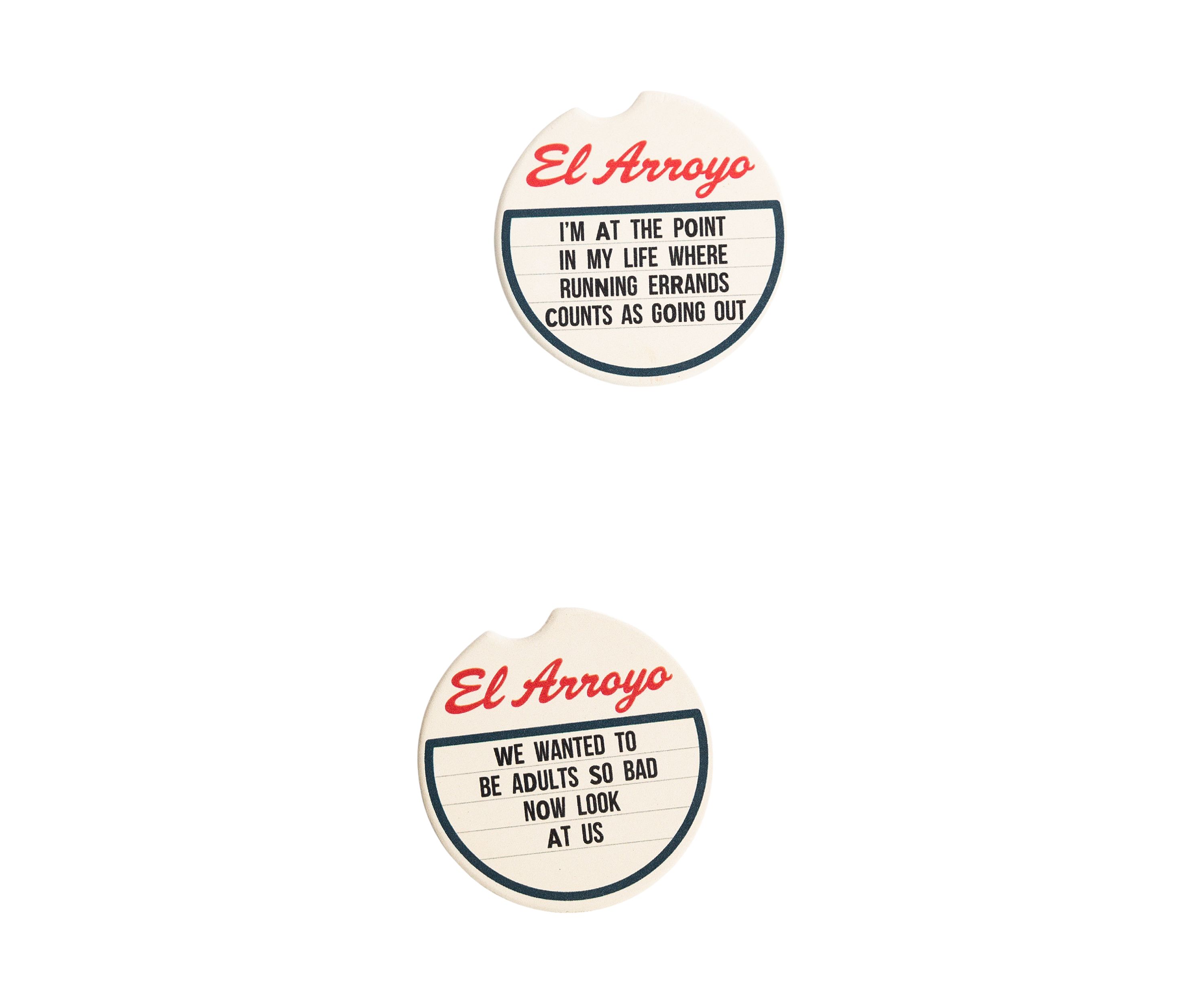 Going Out Car Coaster - 2 Pack