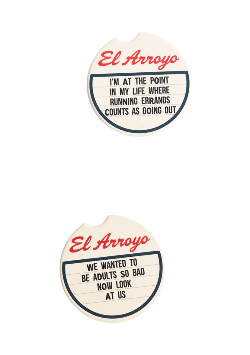 Going Out Car Coaster - 2 Pack