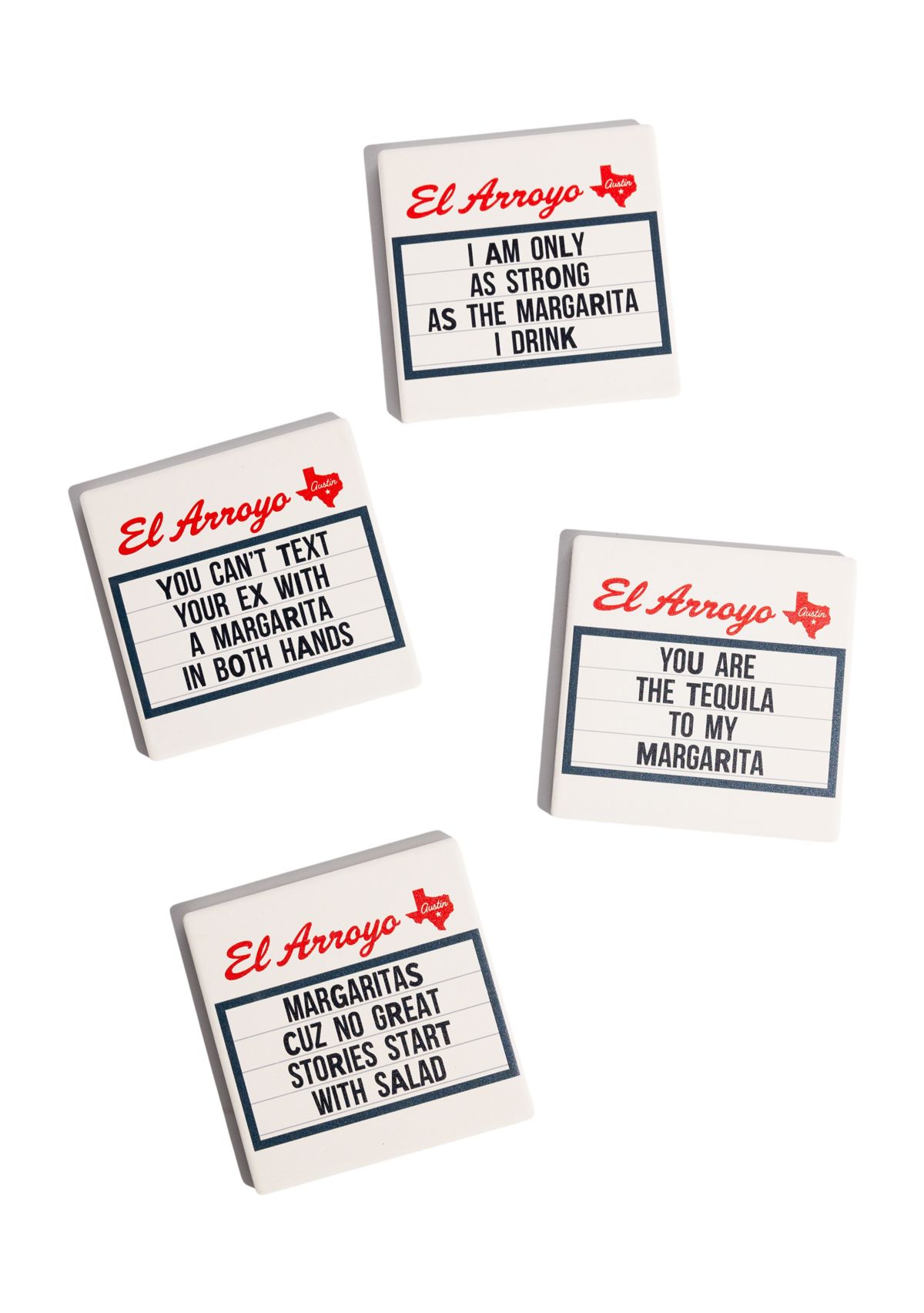 Set of 4 Margaritas Coasters