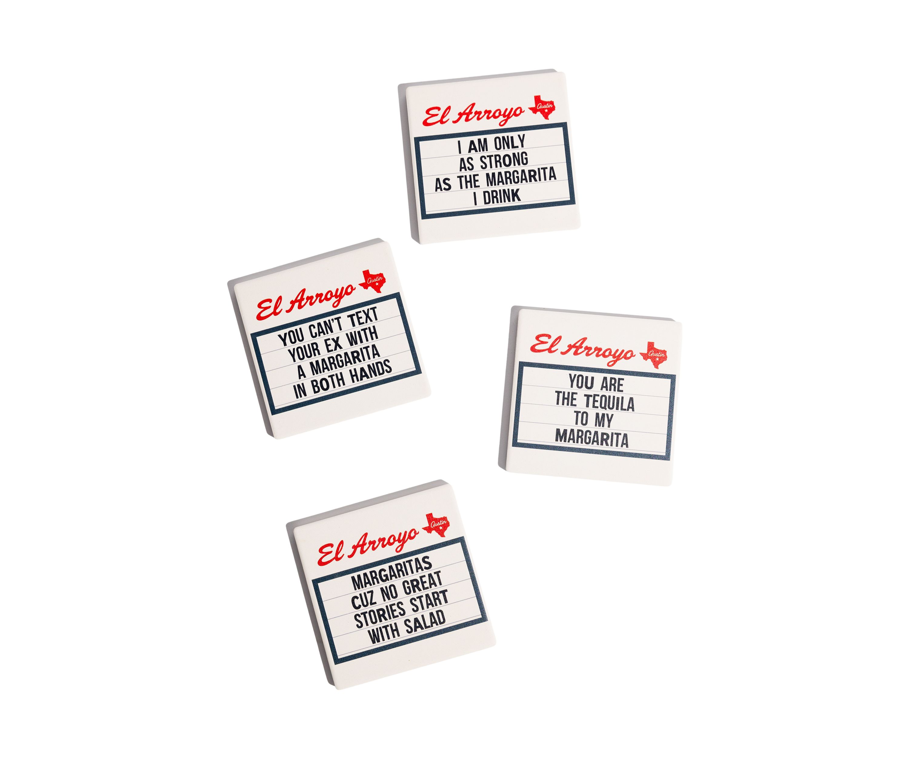 Set of 4 Margaritas Coasters