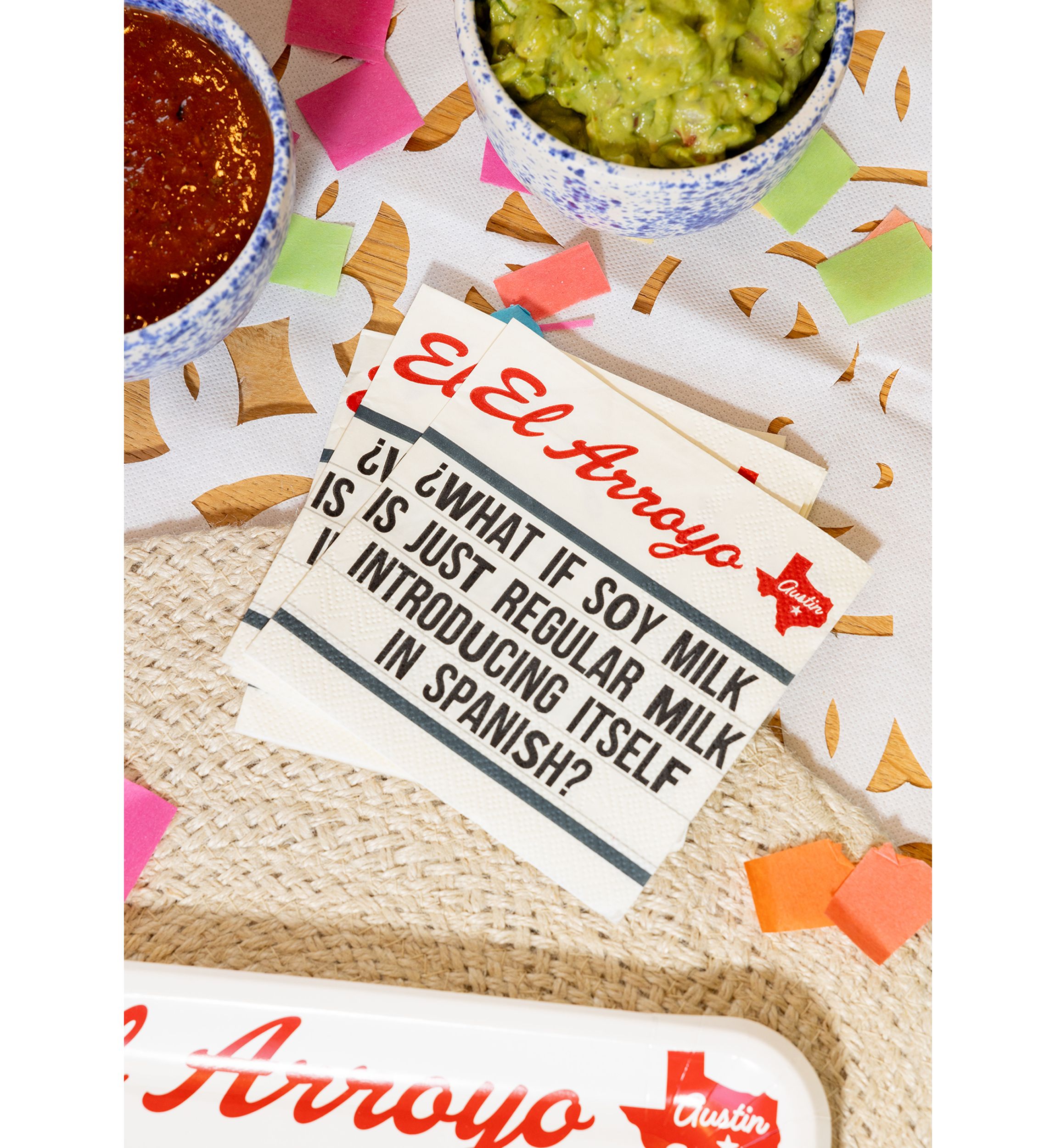 Soy Milk Napkins - Set of 25