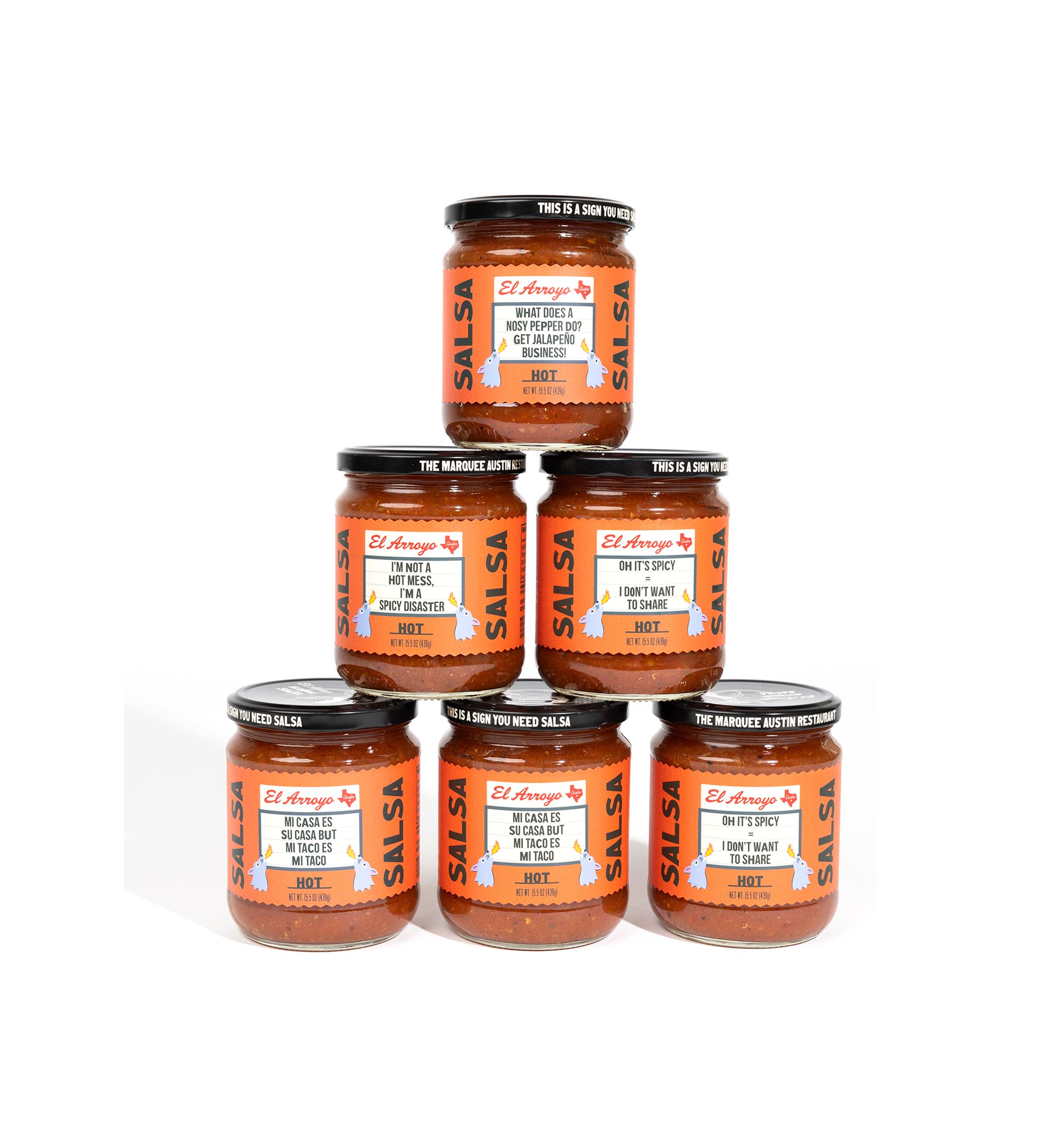 16 Ounce Hot Salsa