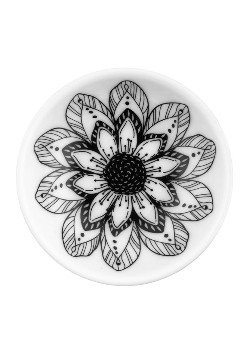 Boho Black and White Ring Bowl