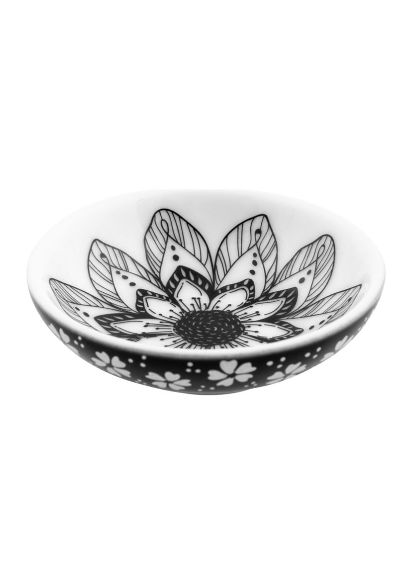 Boho Black and White Ring Bowl