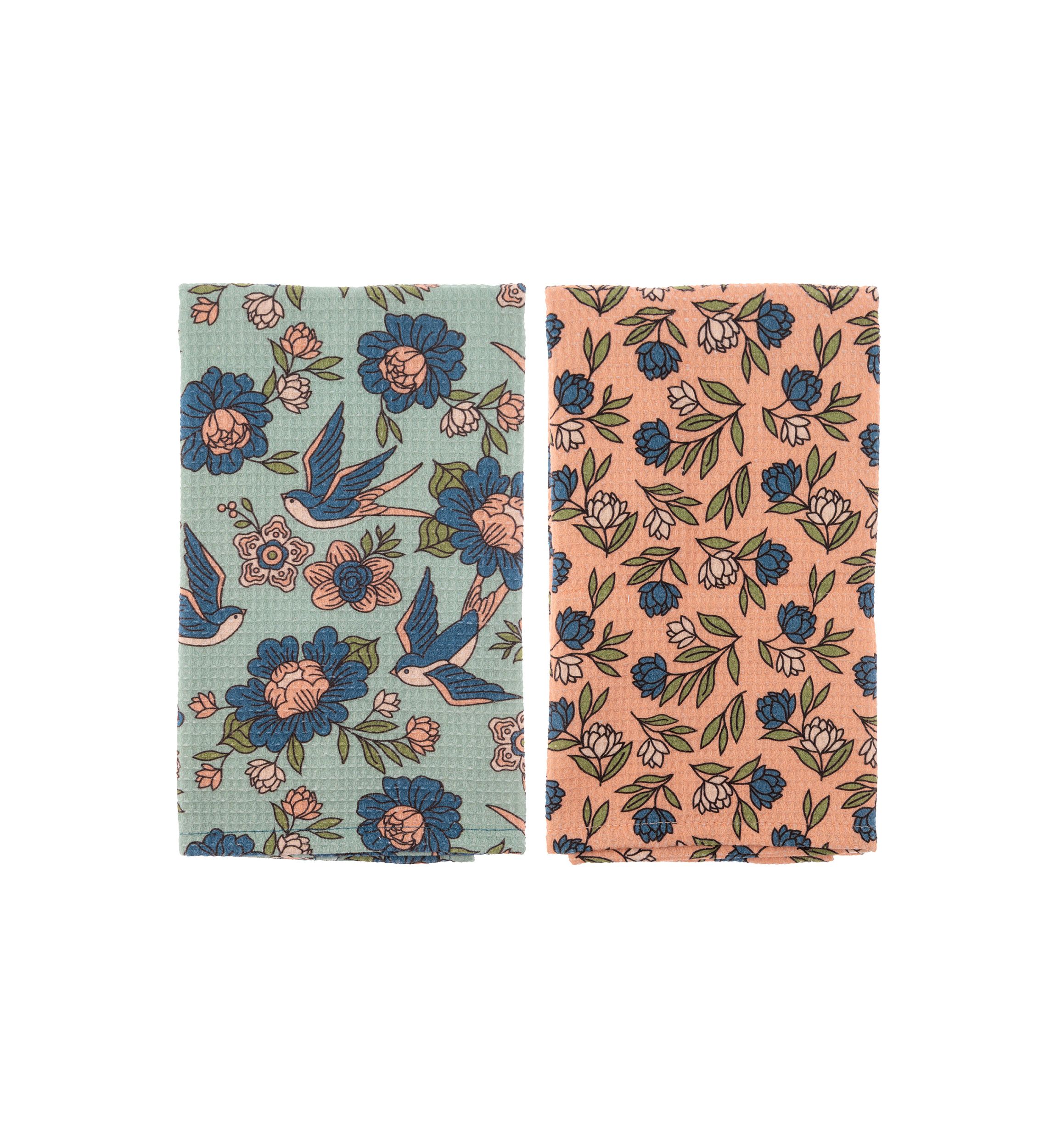 Waffle Weave Tea Towels - Set of 2