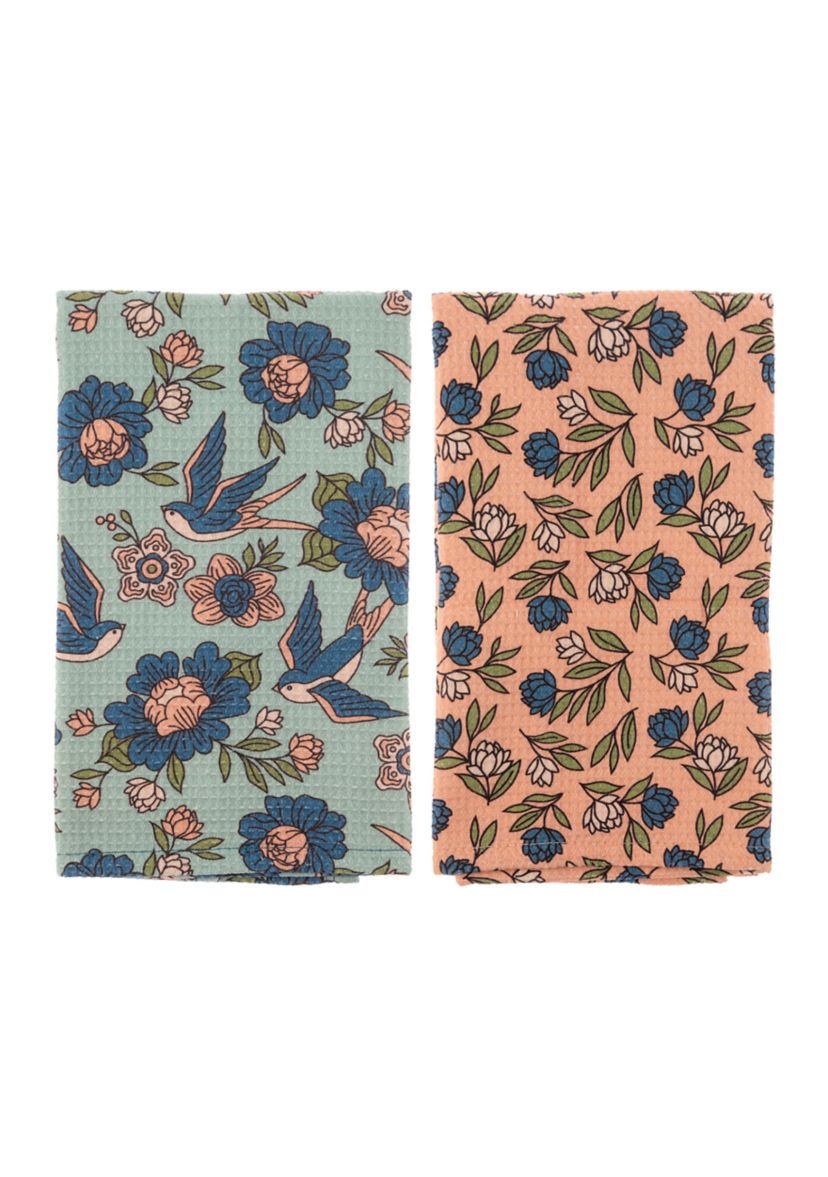 Waffle Weave Tea Towels - Set of 2