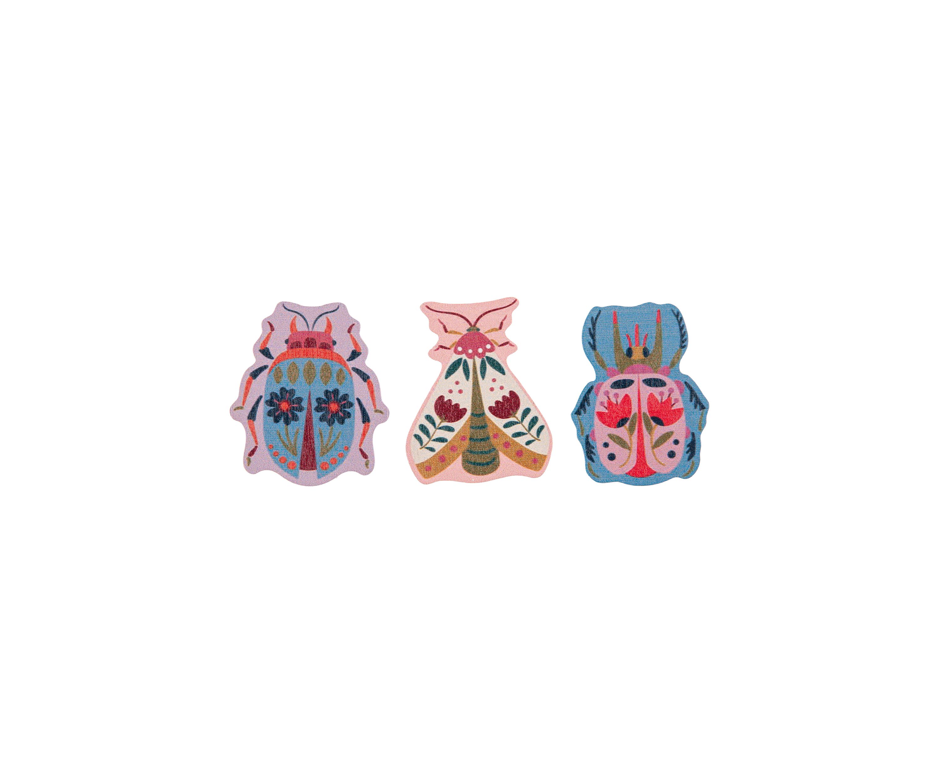Unique Shaped Magnetic Chip Clips - 3 Pack
