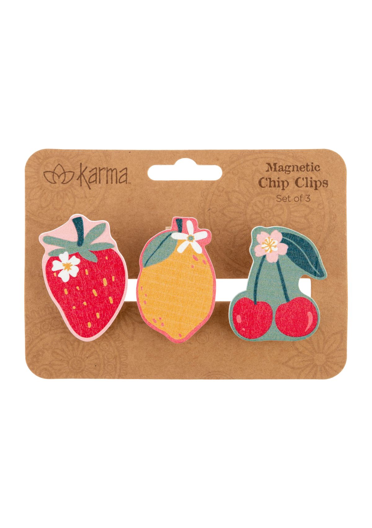 Fruit Shaped Magnetic Chip Clip Set