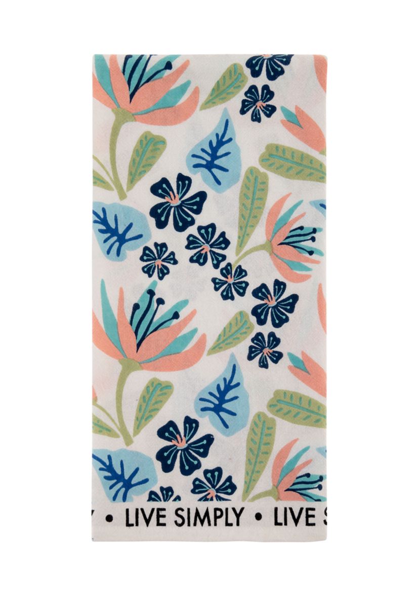 Shelly Live Simply Tea Towel
