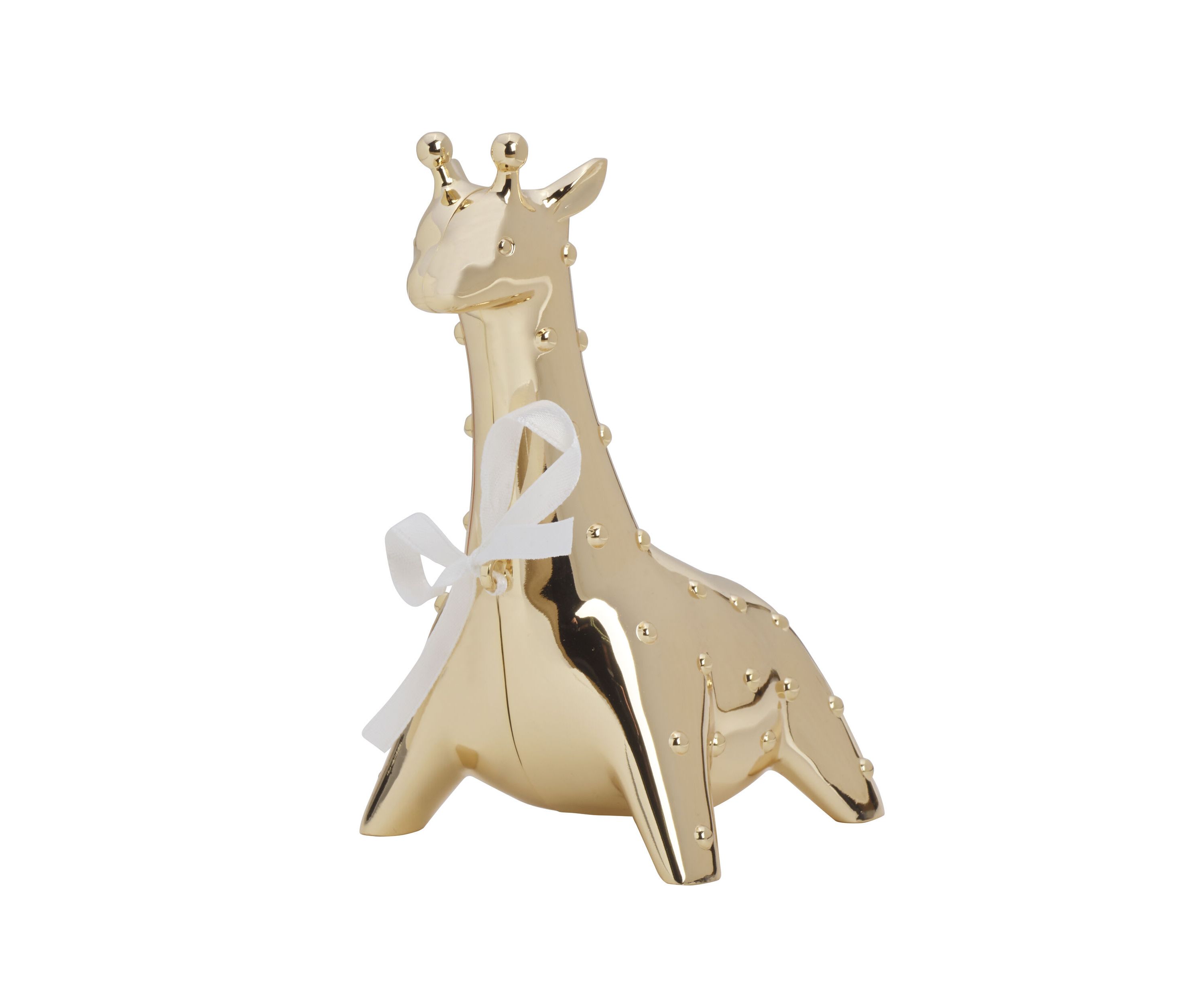 Baby Gold Giraffe Bank