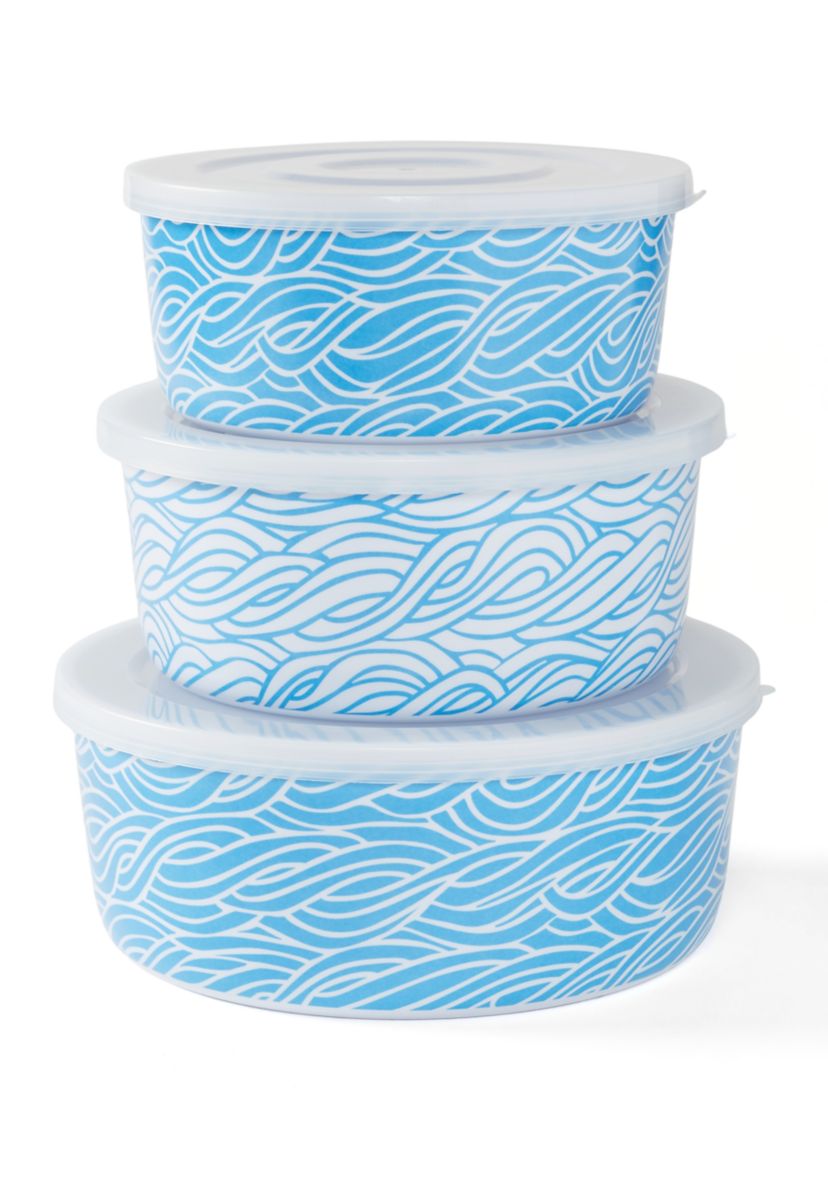 Melamine Bowl Food Storage Set - 3 Pack
