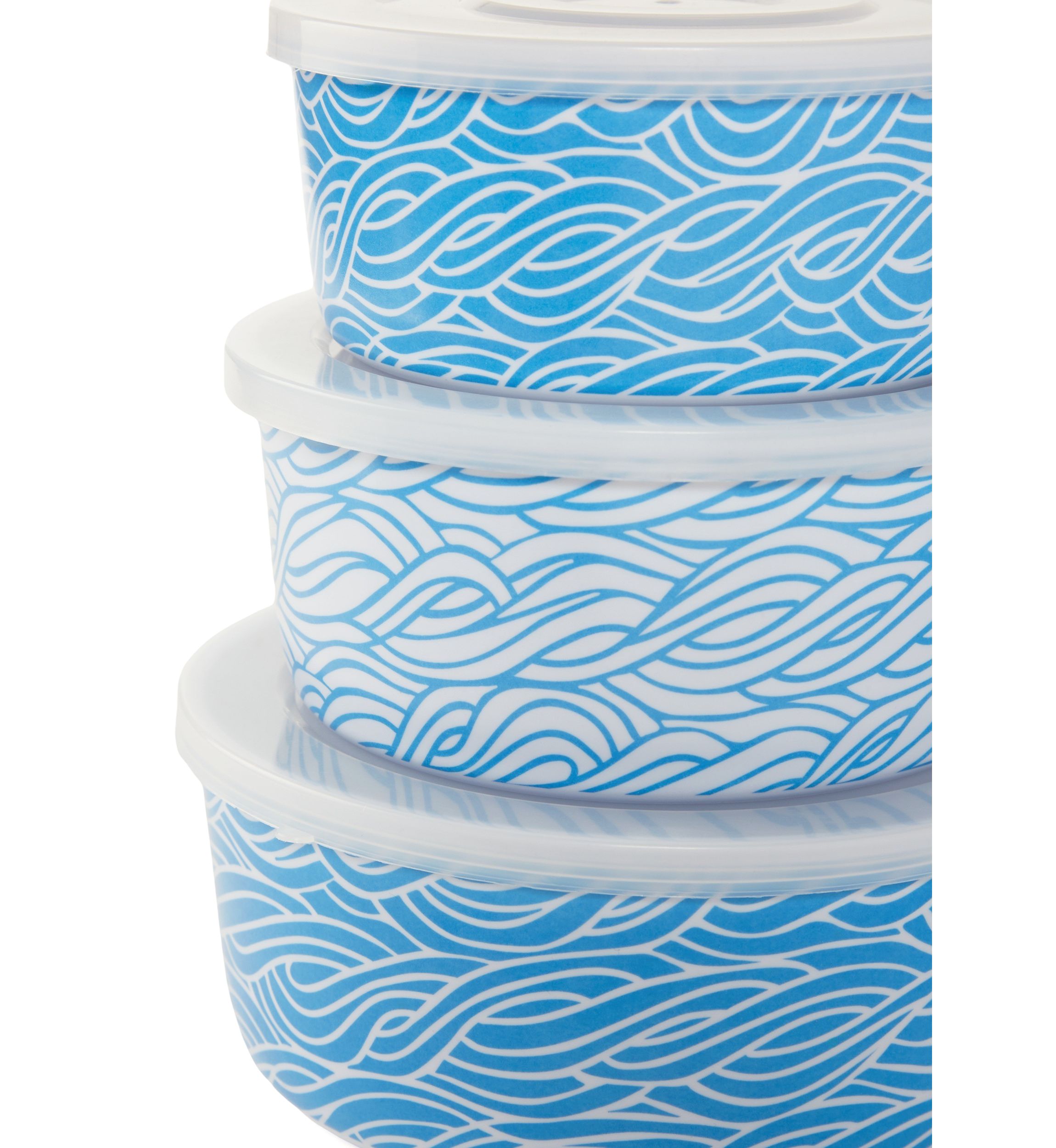 Melamine Bowl Food Storage Set - 3 Pack