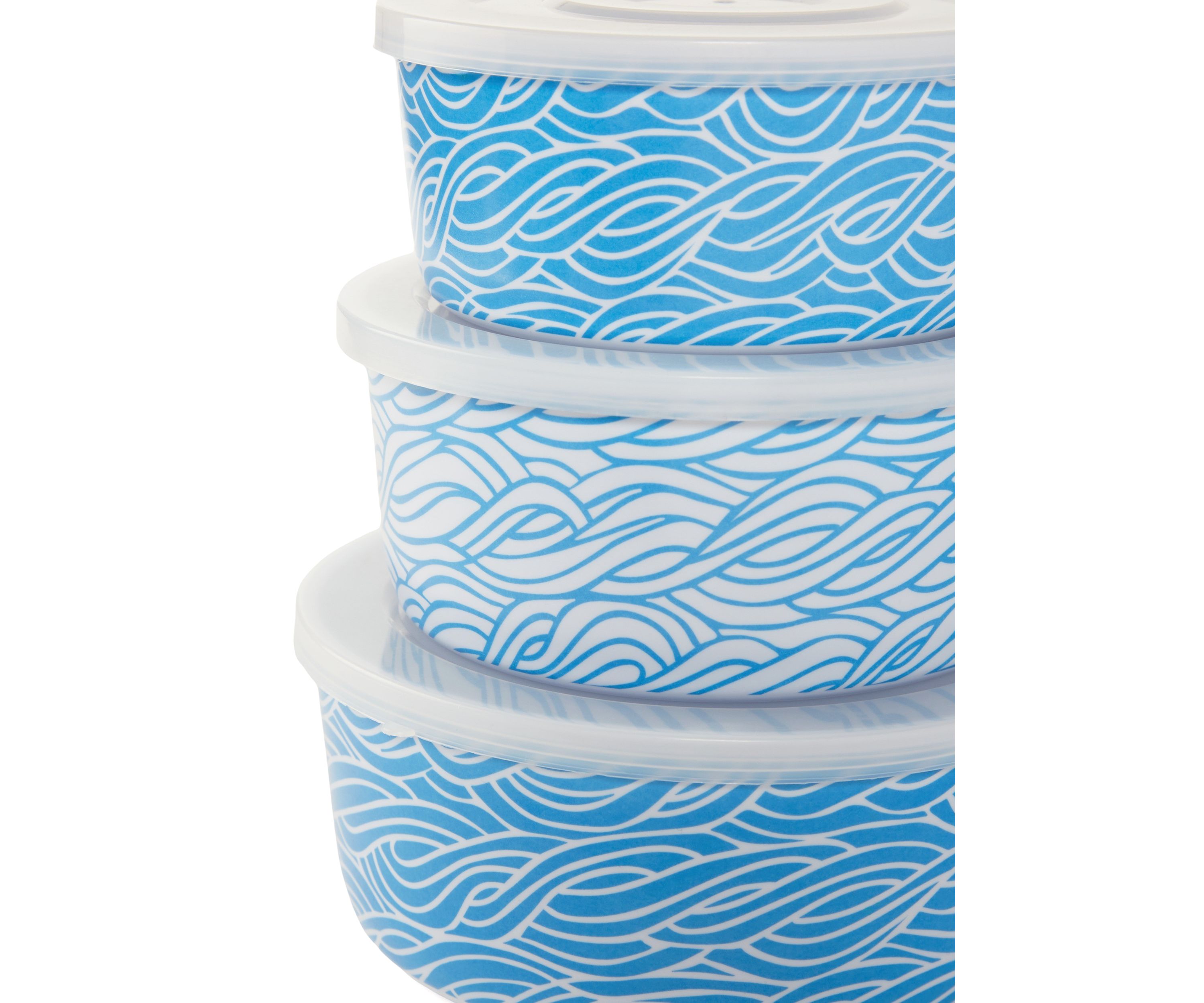 Melamine Bowl Food Storage Set - 3 Pack