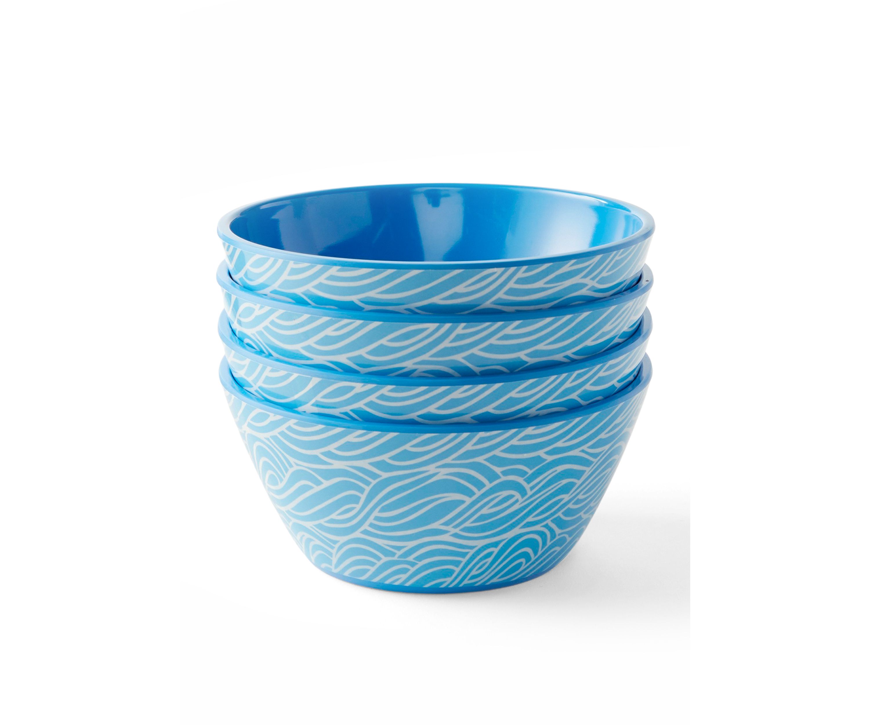 4-Piece Melamine Cereal Bowl Set