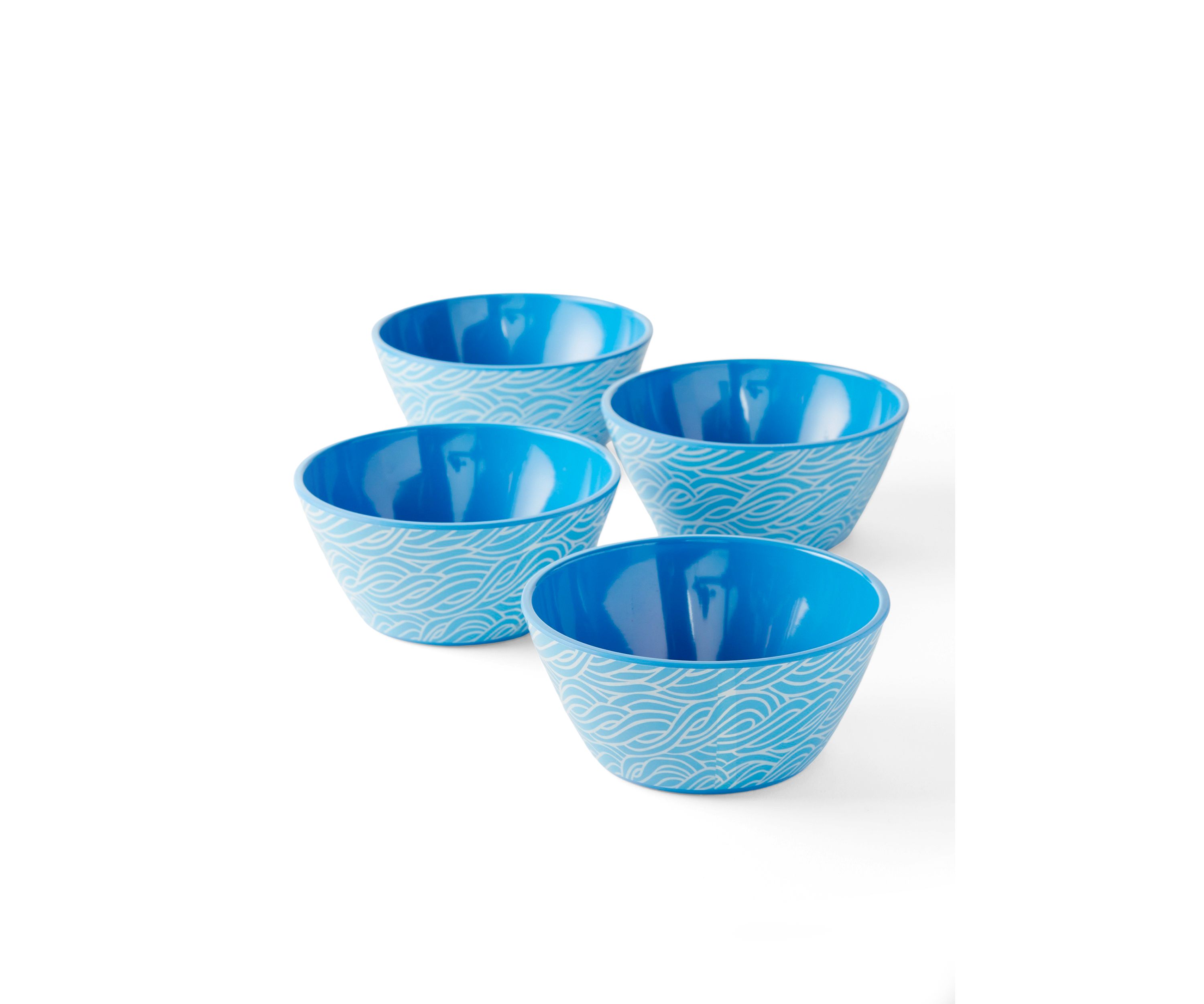 4-Piece Melamine Cereal Bowl Set