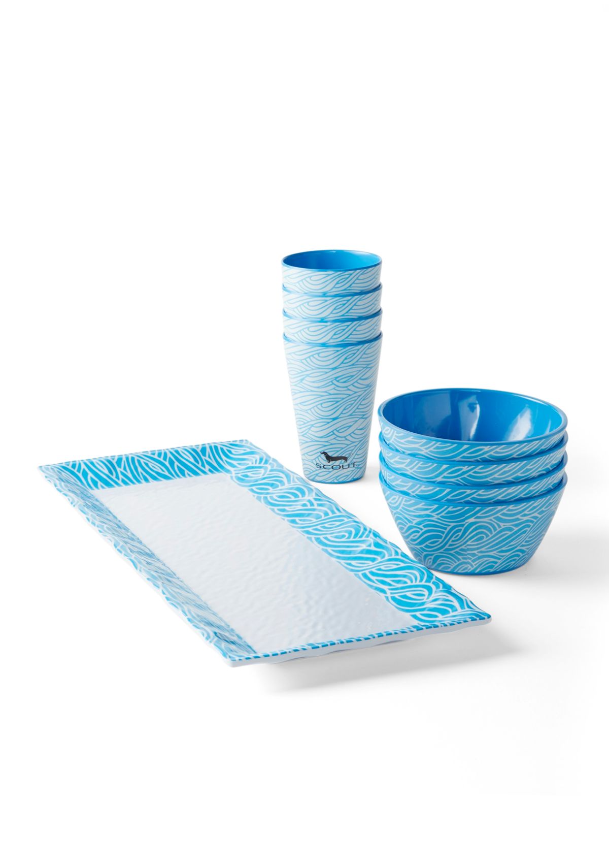 4-Piece Melamine Cereal Bowl Set