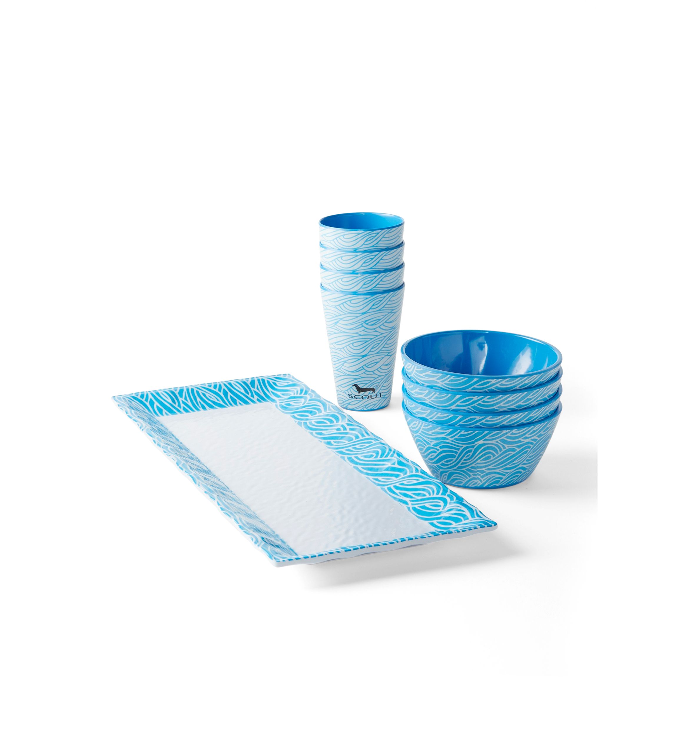 4-Piece Melamine Cereal Bowl Set