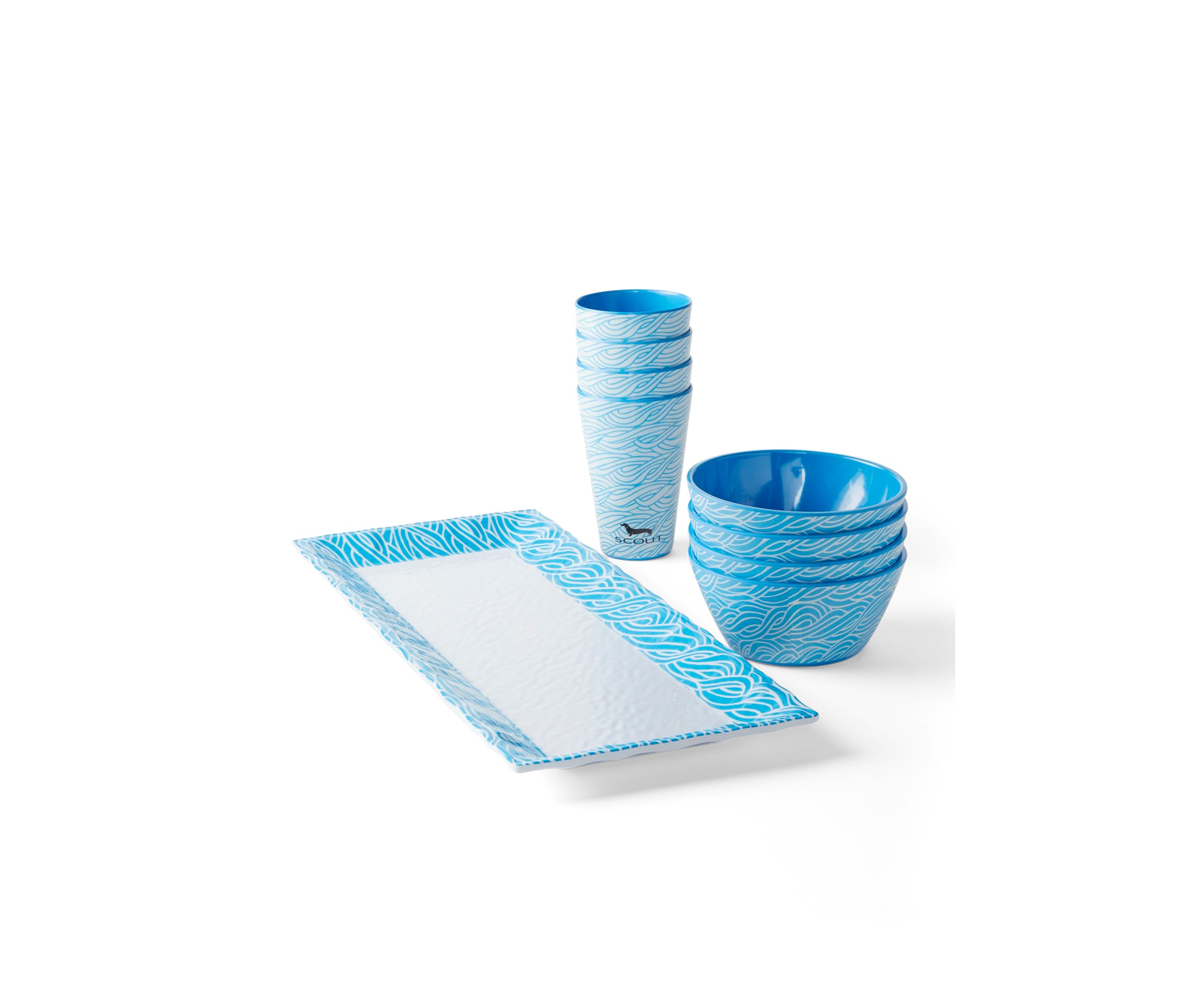 4-Piece Melamine Cereal Bowl Set