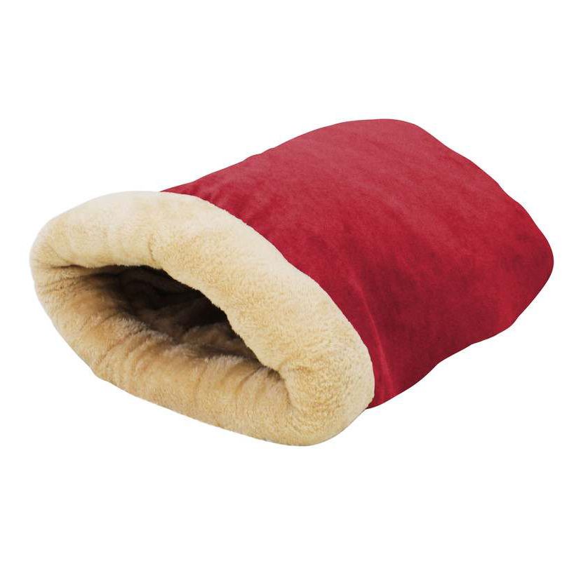 GOOPAWS 4 in 1 Self Warming Burrow Cat Bed Sleeping Cave, Grey