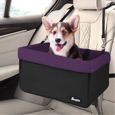 GOOPAWS Booster Dog Car Seat, Grey, 16''