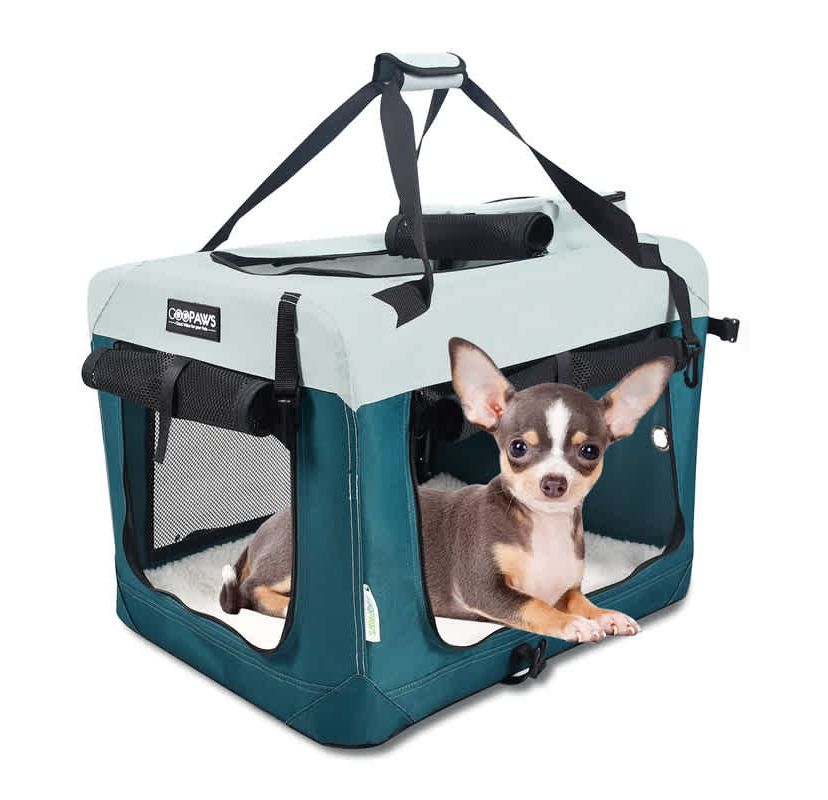 GOOPAWS GOOPAWS 3-Door Collapsible Soft-Sided Dog & Cat Crate