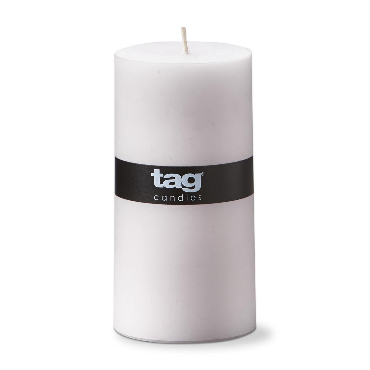 tag Chapel 3X6 White Pillar Paraffin Wax Candle Unscented Drip-Free Long Burning 85 Hours For Home Decor Wedding Parties