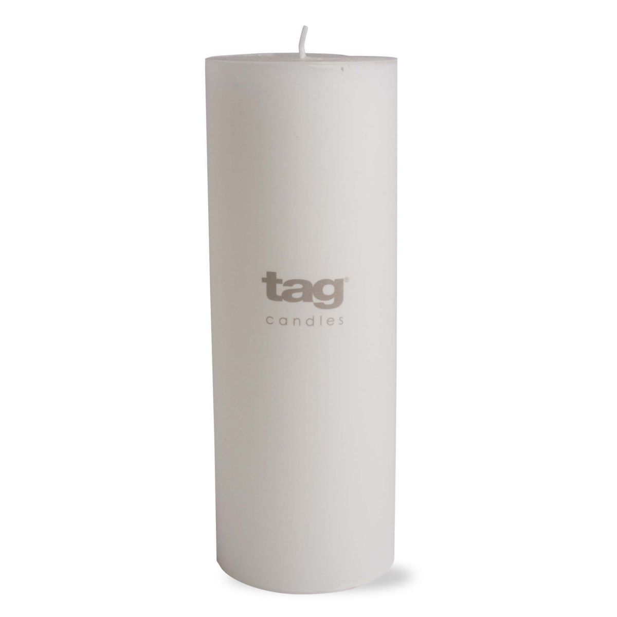 tag Chapel 3X8 White Pillar Paraffin Wax Candle Unscented Drip-Free Long Burning 115 Hours For Home Decor Wedding Parties