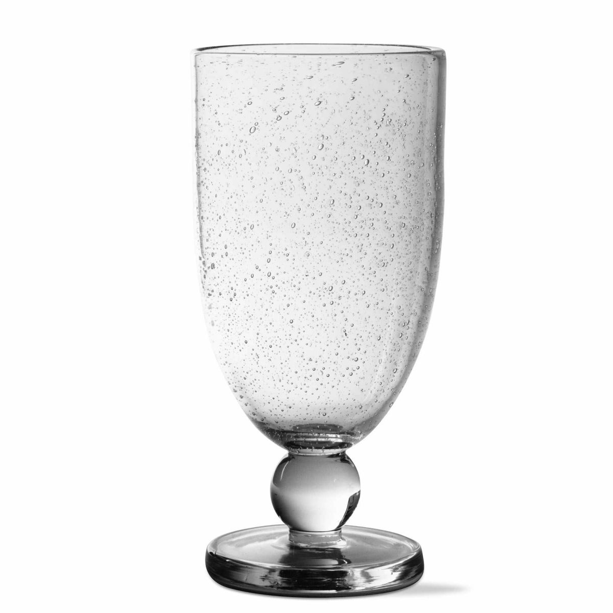 Bubble Glass Clear Tall Goblet Beverage Glassware For Dinner Party Wedding Bar 12 oz.