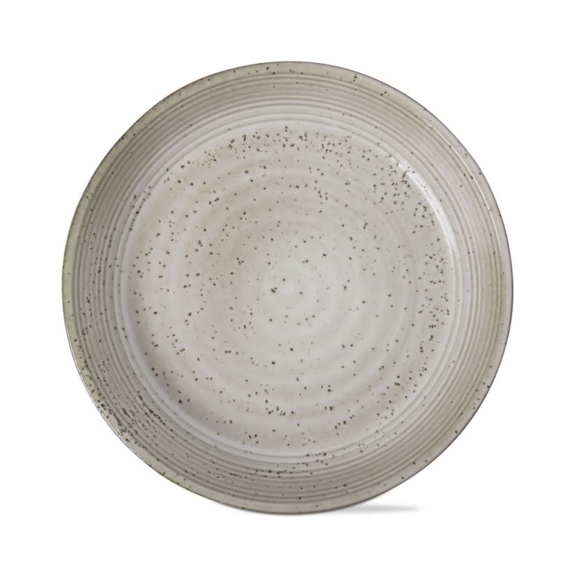 Loft Speckled Reactive Glaze Stoneware Dinnerware Plate 10 inch Latte Dishwasher Safe
