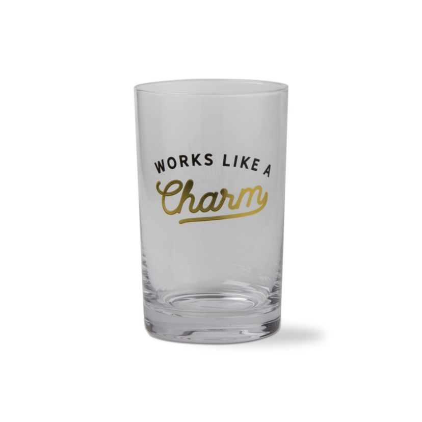 Works Like A Charm Glass Drinkware