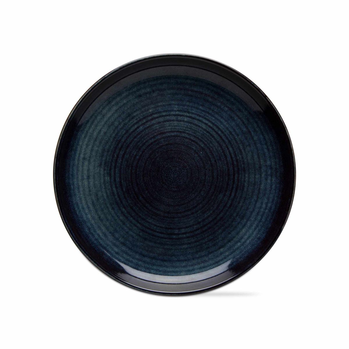 Loft Speckled Reactive Glaze Stoneware Dinnerware Plate 11.25 inch Midnight Blue Dishwasher Safe