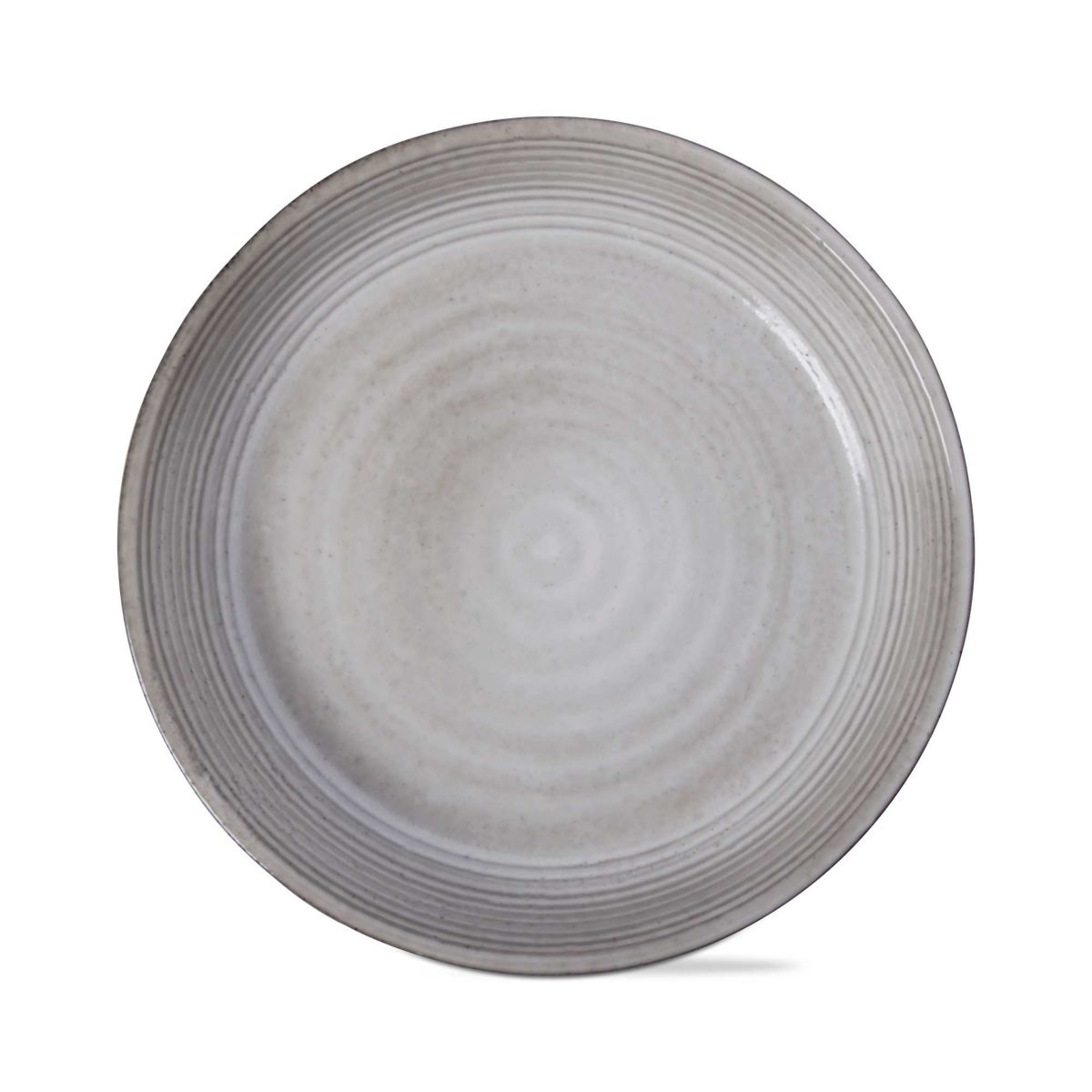 Loft Speckled Reactive Glaze Stoneware Dinnerware Plate 10 inch Grey Dishwasher Safe