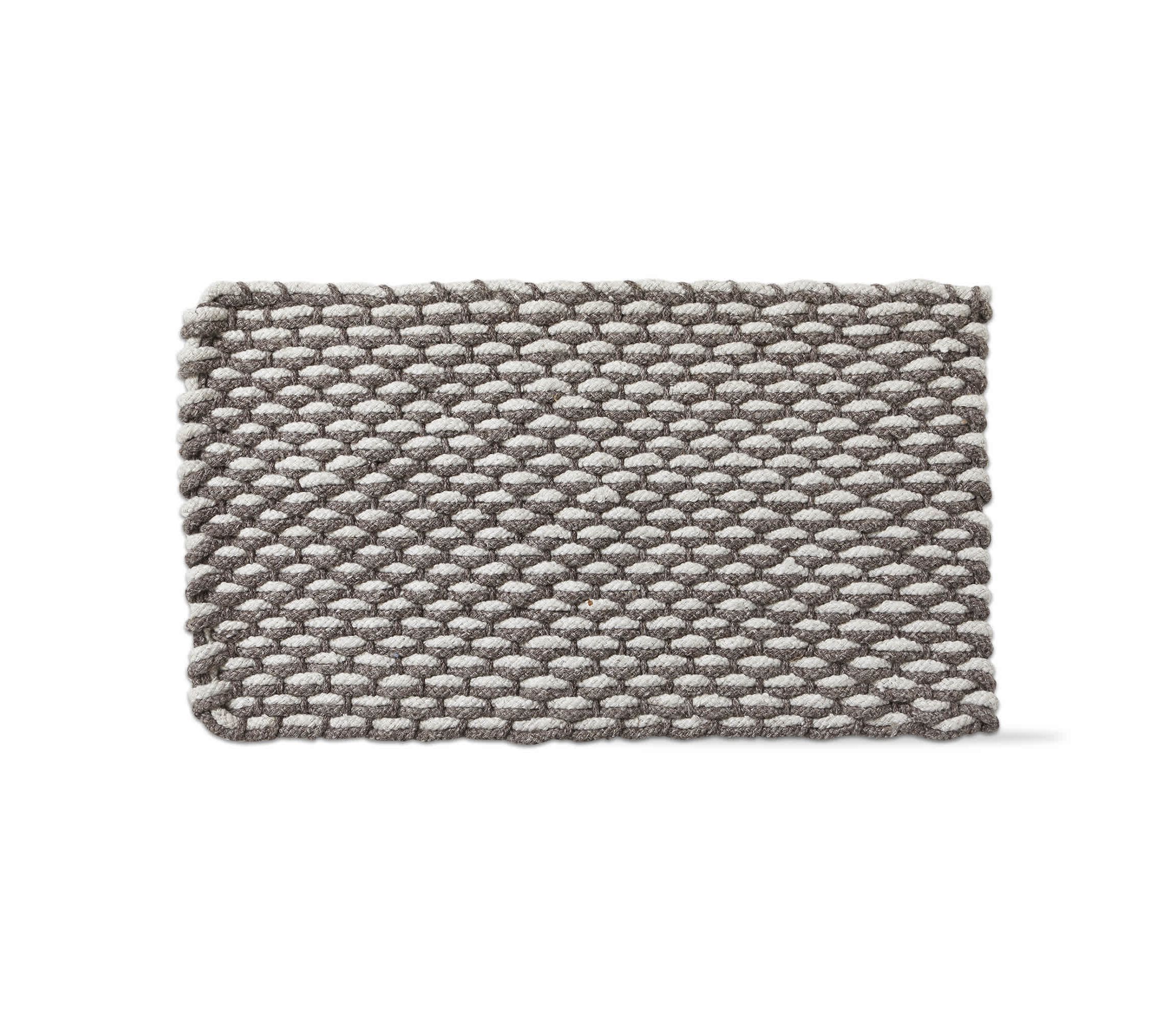 Tag 16"x26" Handwoven Doormat Brown Multi Rectangle Indoor and Outdoor Polypropylene Door Welcome Mat